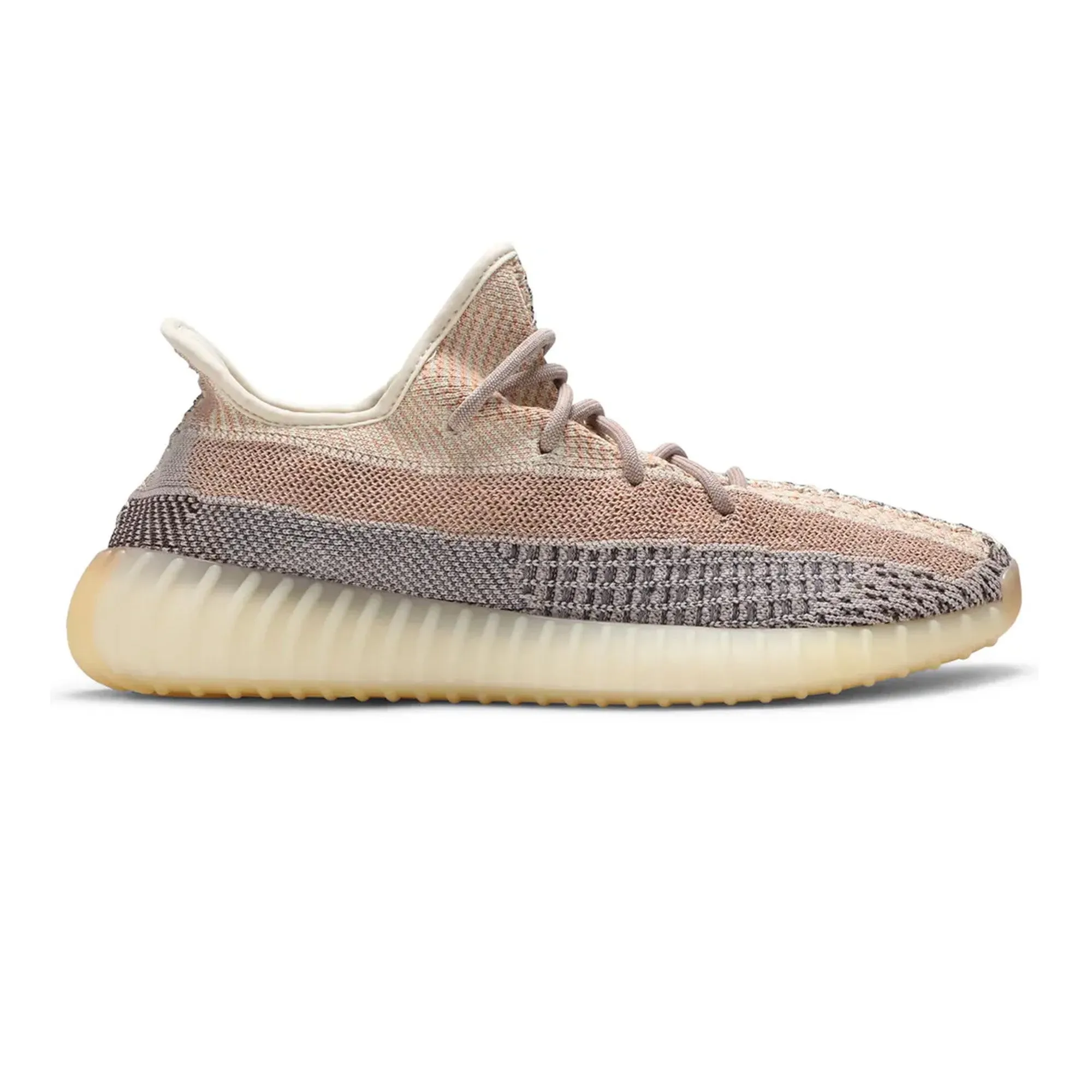 fabric running shoes cool - down running Yeezy Boost 350 V2 'Ash Pearl'