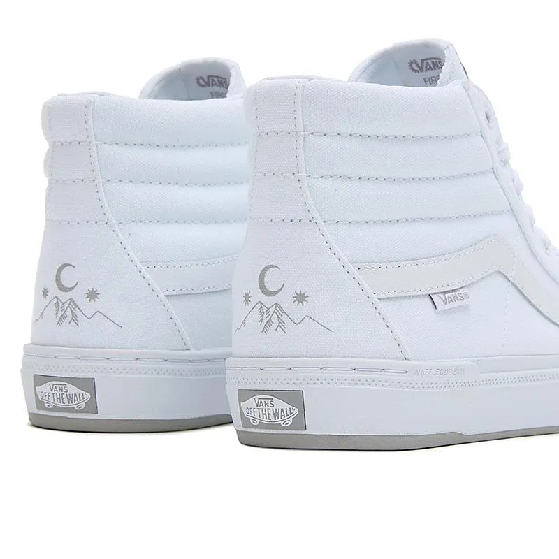 Vans BMX Sk8-Hi X Perris Benegas - White Canvas Upper