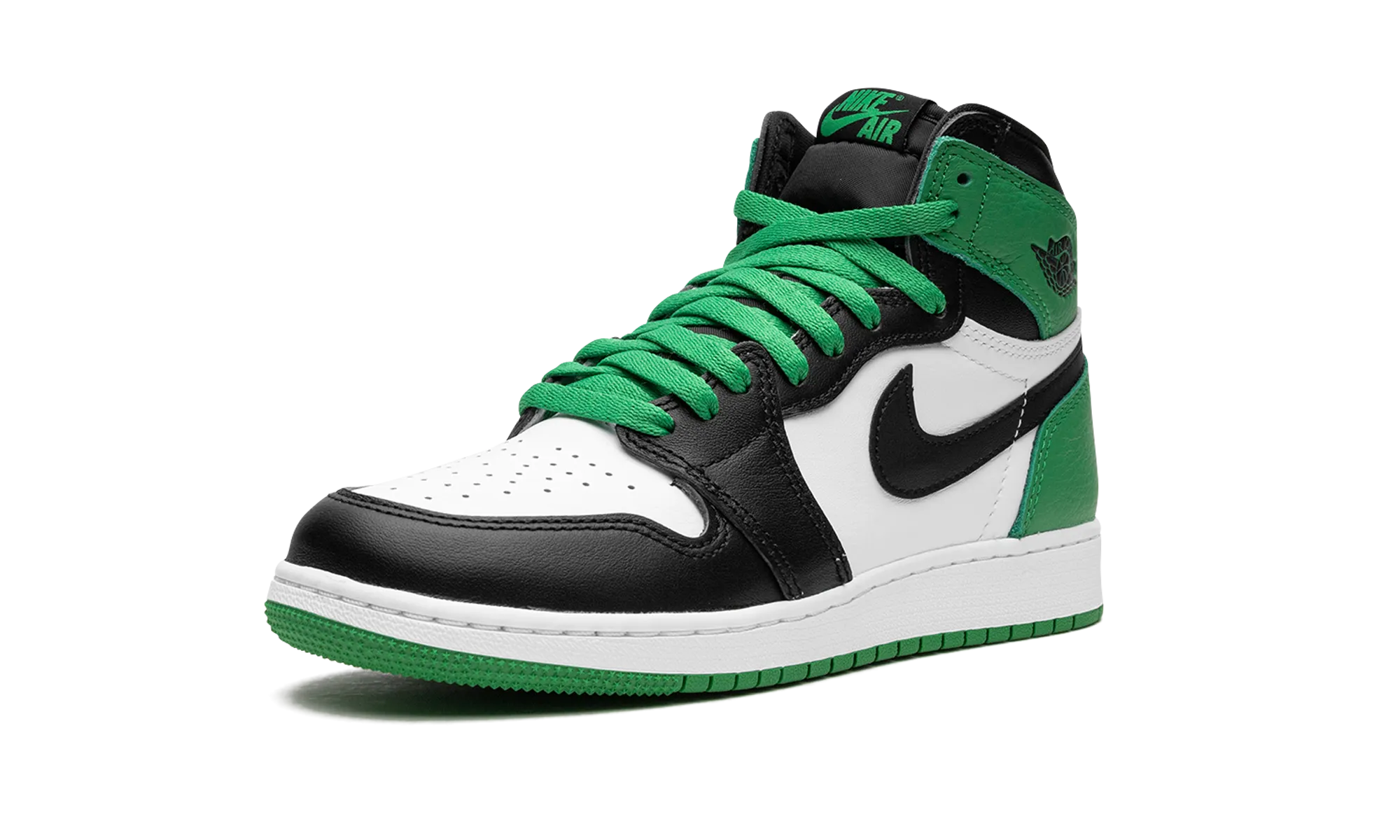 City Style Casual Ease Air Jordan 1 GS "Lucky Green"