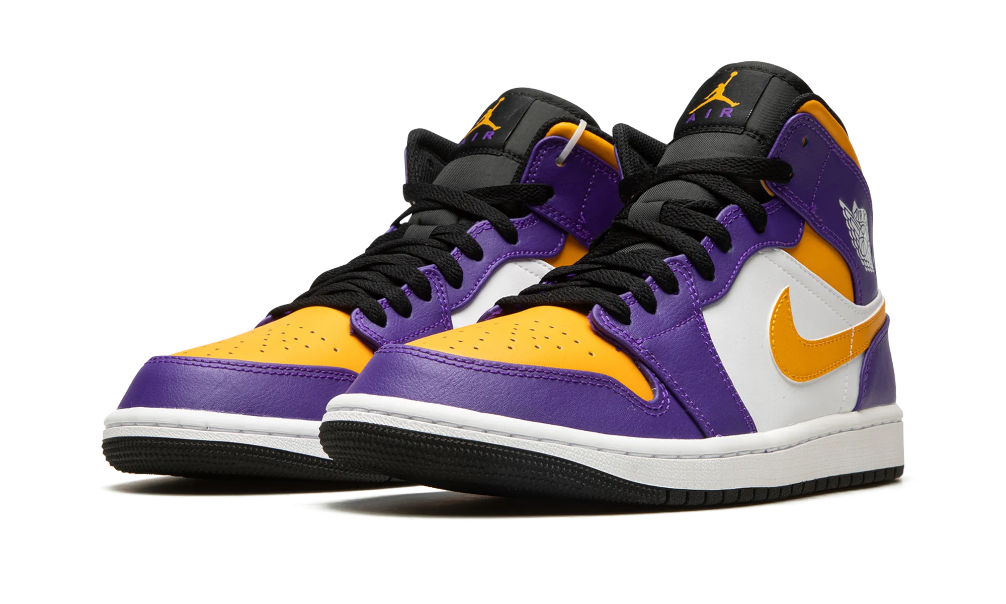 Functional shock absorption Air Jordan 1 Mid "Lakers"