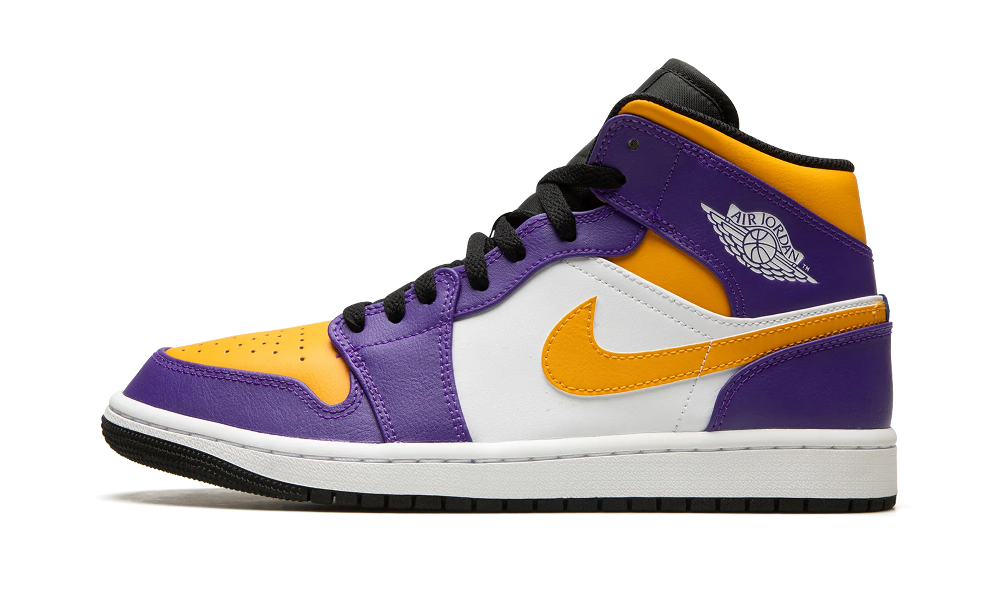 Compact Build indoor shoes Air Jordan 1 Mid "Lakers"