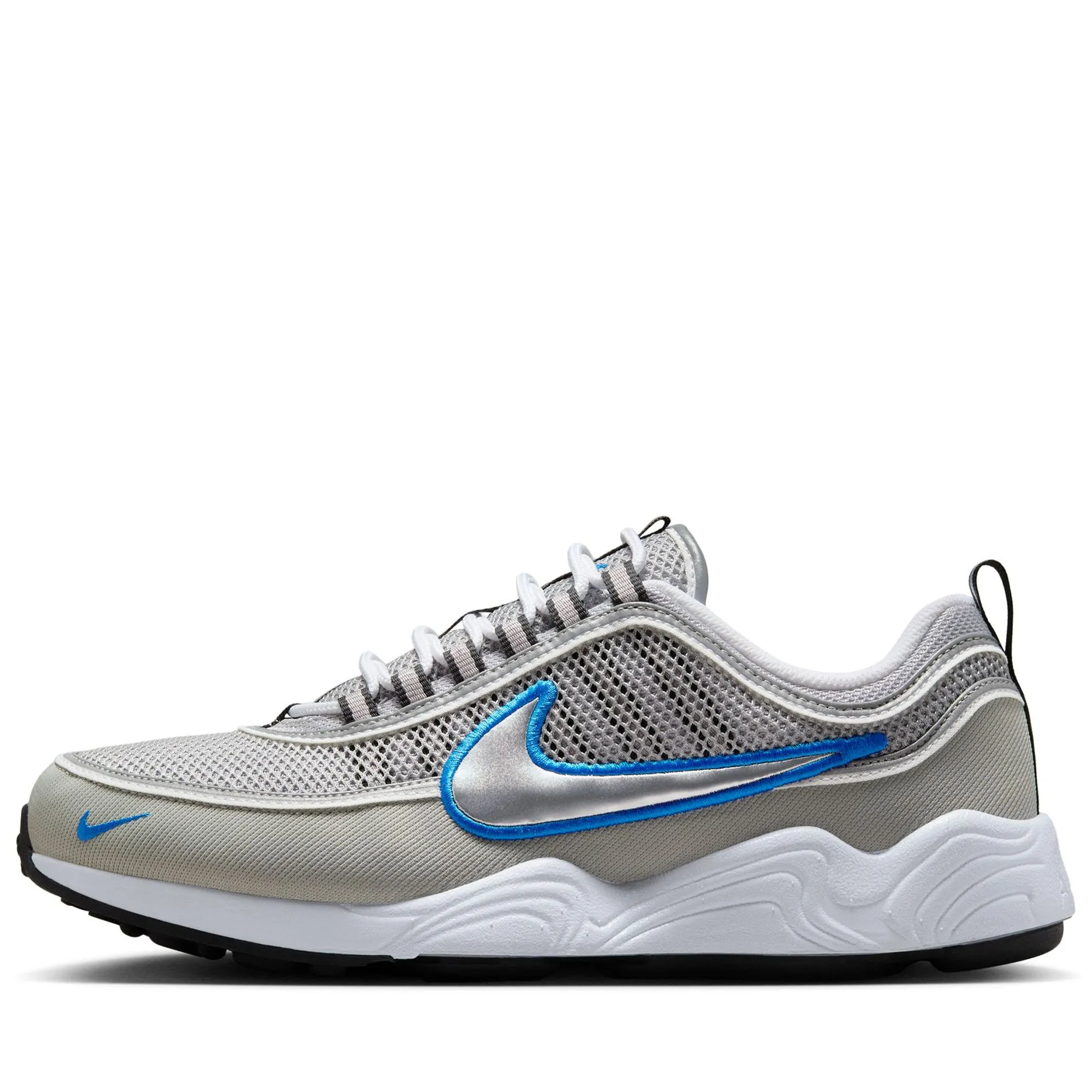 Hyperlock Technology Elastic Strap Nike Air Zoom Spiridon SP - Metallic Silver/White