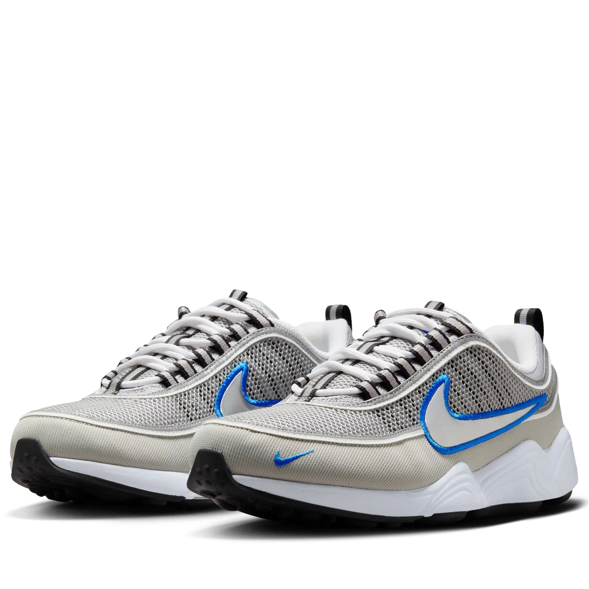 Nike Air Zoom Spiridon SP - Metallic Silver/White Microfiber Overlay