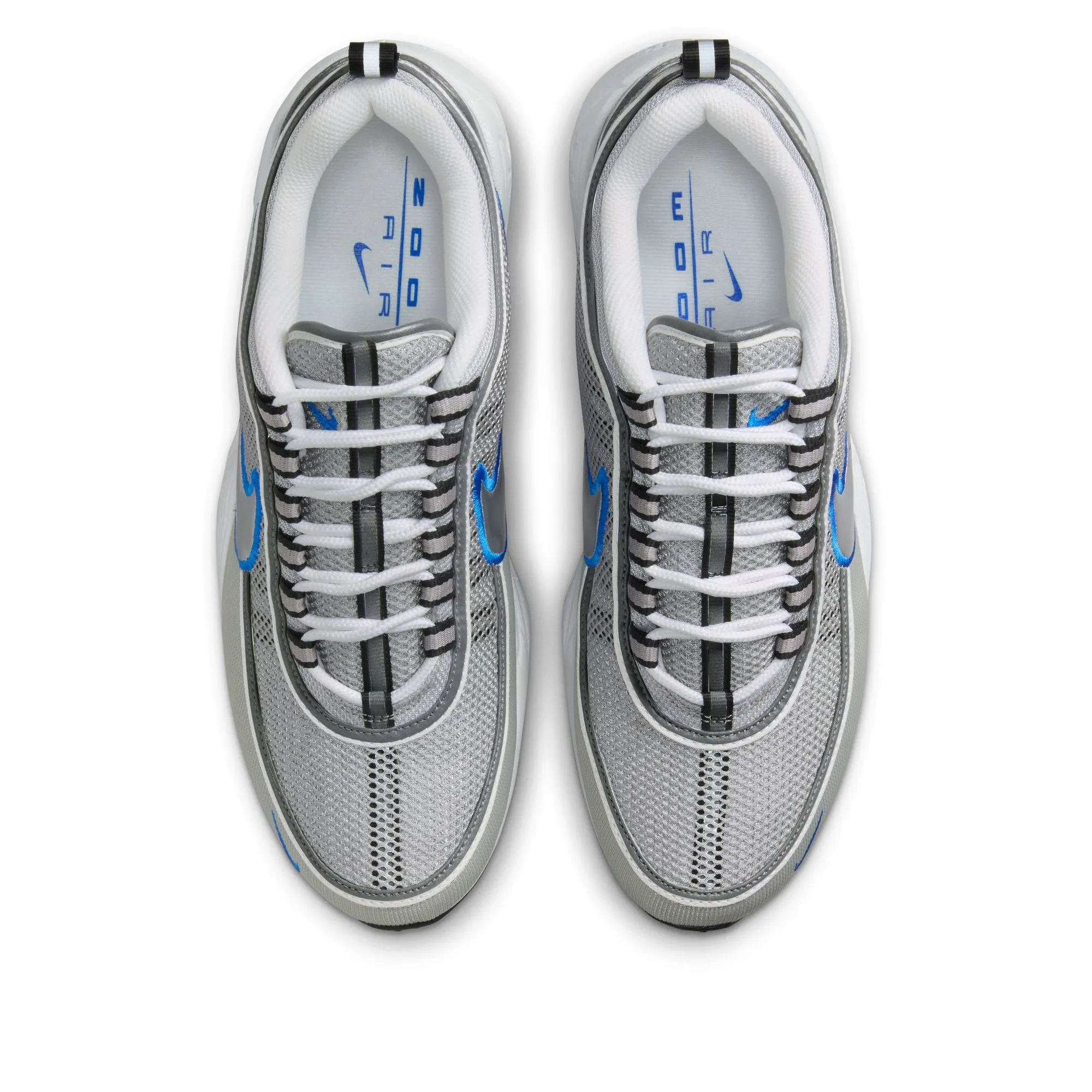 Breathable Weave Running Pace Nike Air Zoom Spiridon SP - Metallic Silver/White
