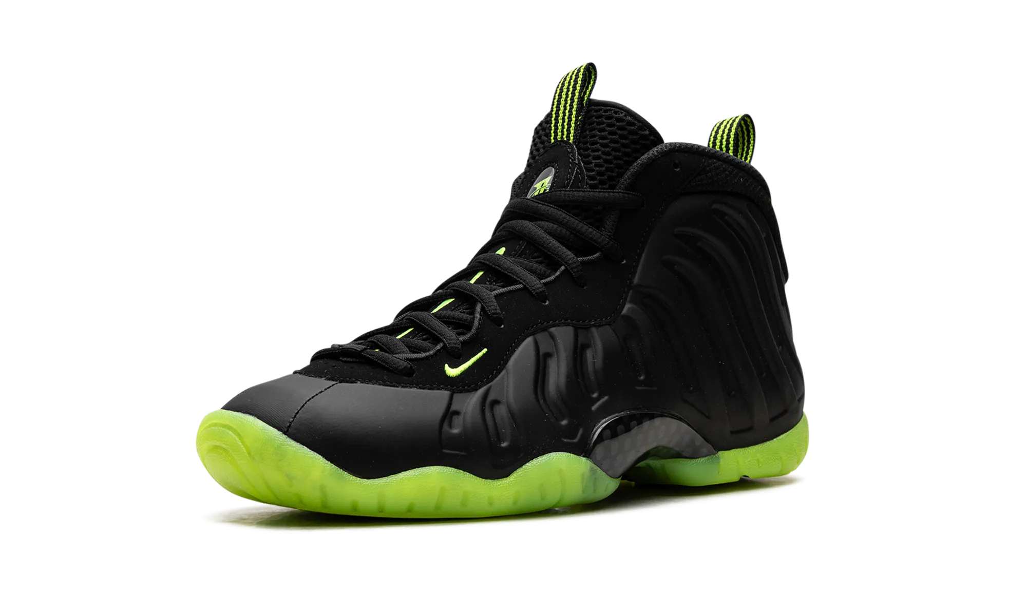 Little Posite One GS "Black Volt" Breathable mesh upper Vented Tongue Design