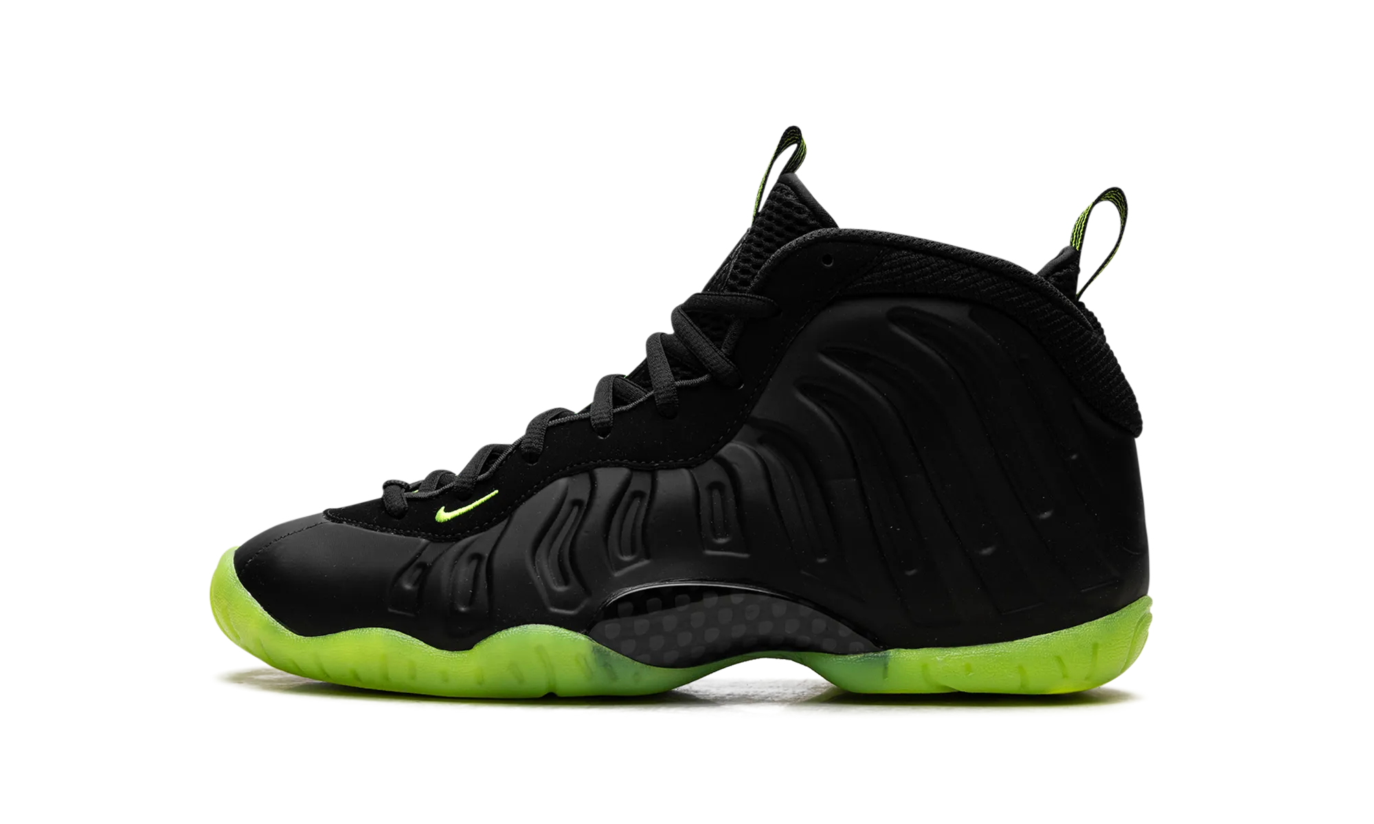 Little Posite One GS "Black Volt" Durable Midsole waterproof