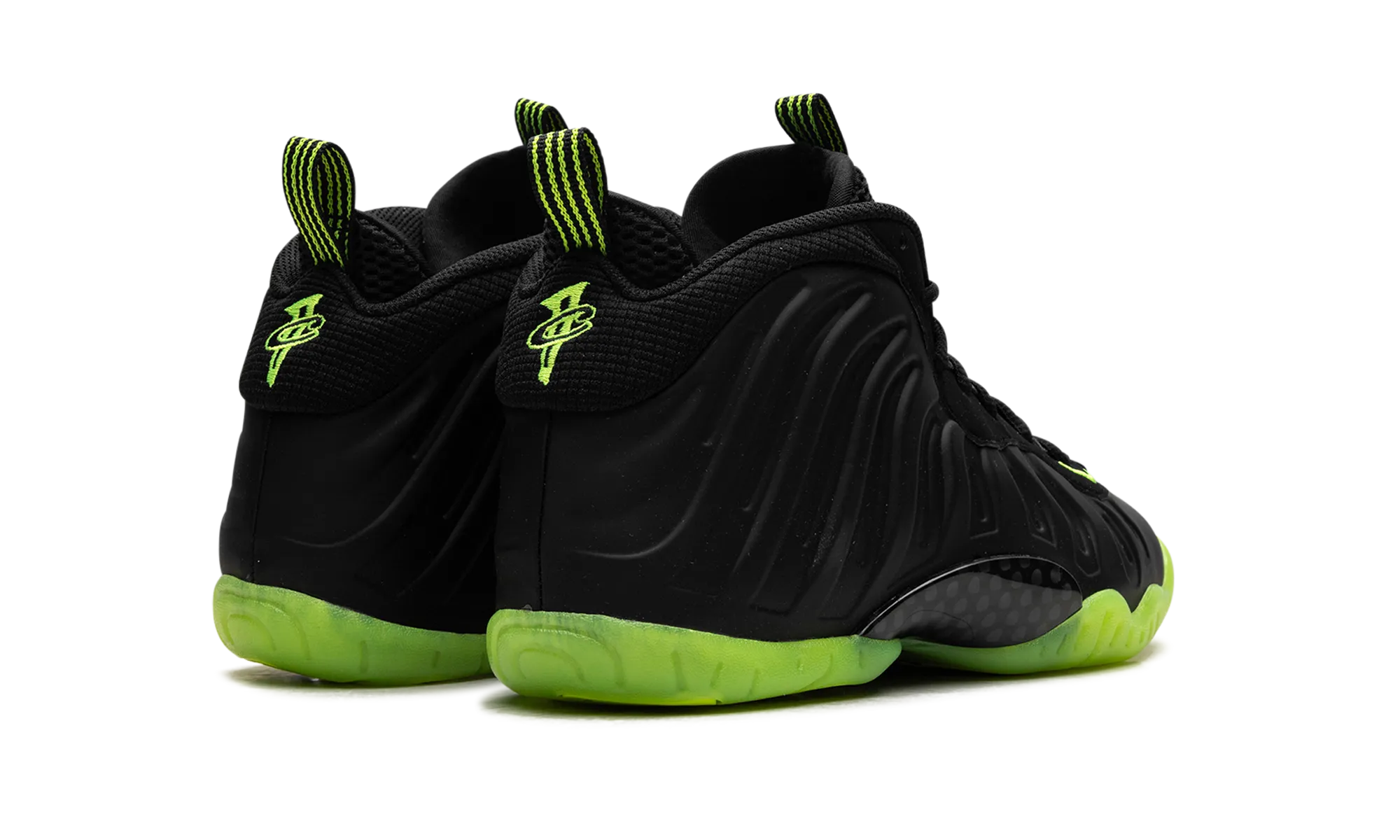 Platform Sole MidTopStyle Little Posite One GS "Black Volt"