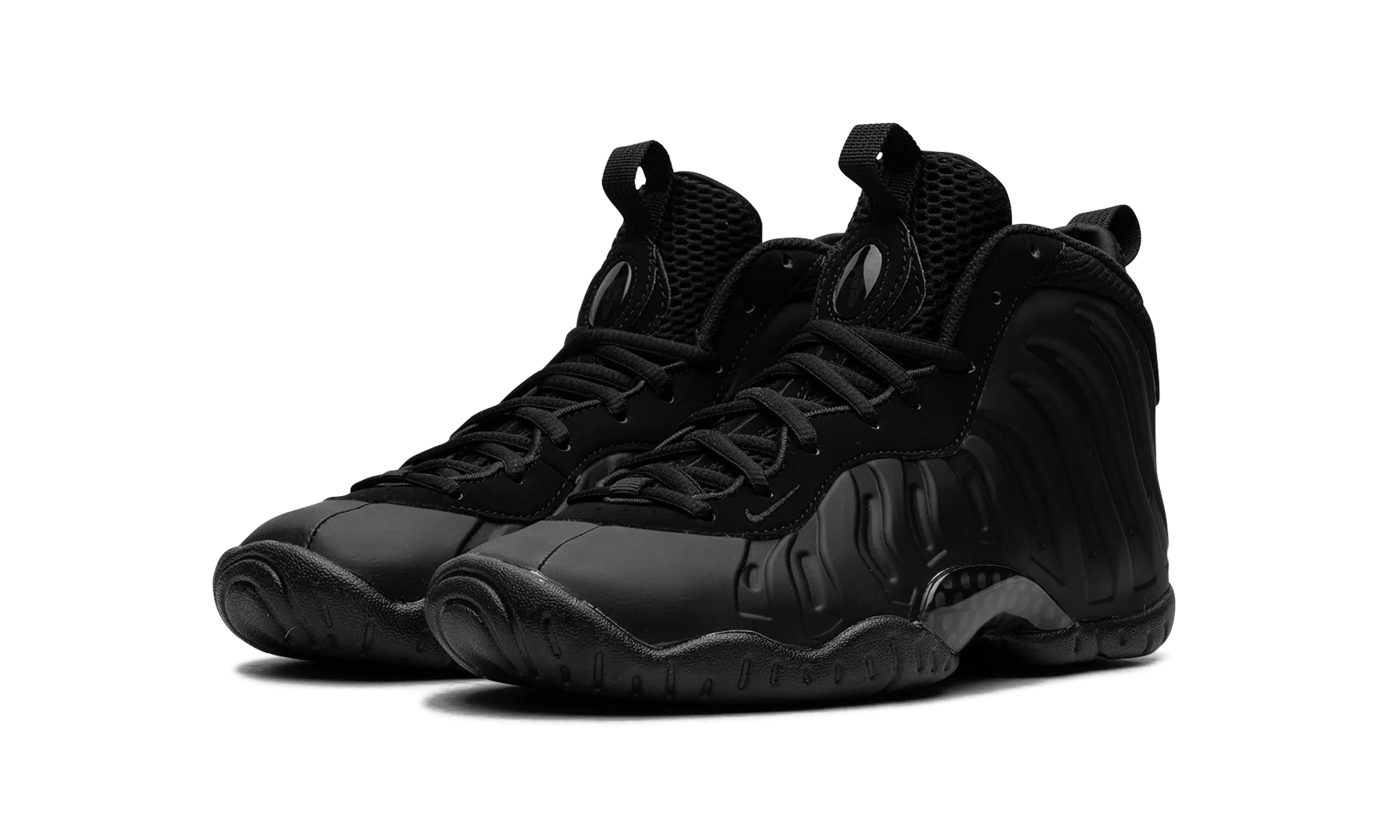 Little Posite One GS "Triple Black" Quick lacing