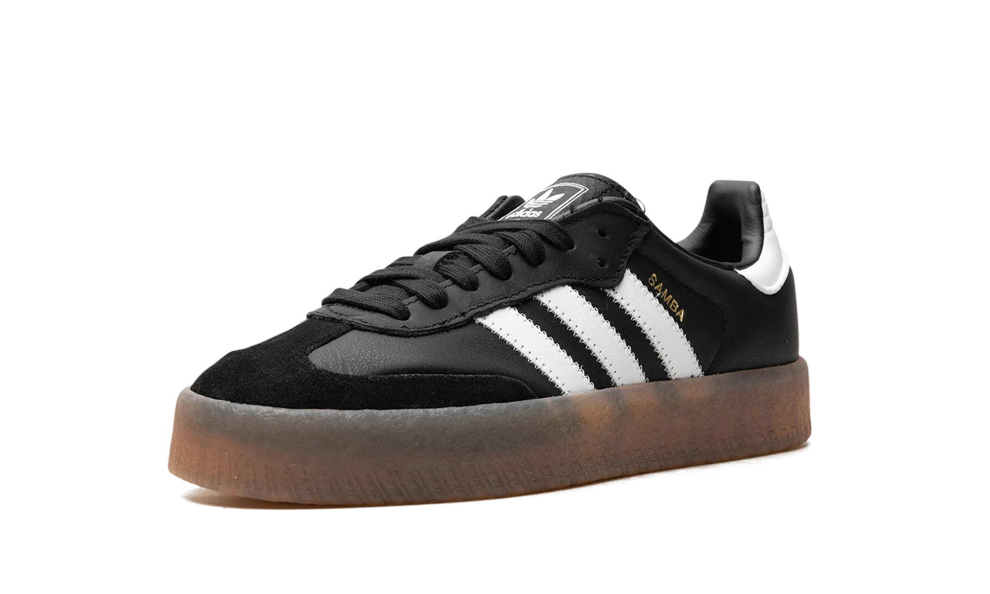 WMNS Sambae "Core Black" Suede Warm Leap Run