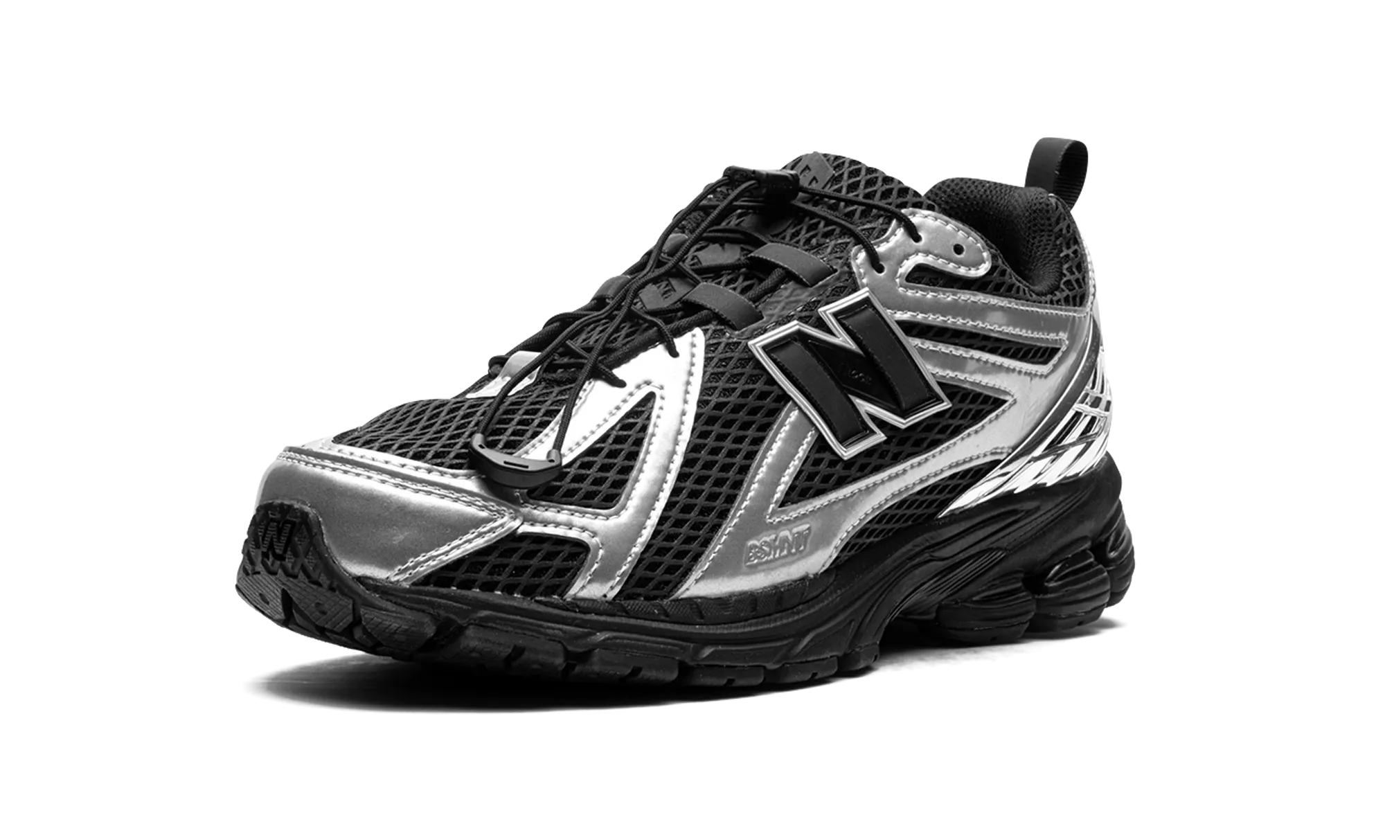 1906R "The Basement Black Silver" running with a bandana sports - themed shoes