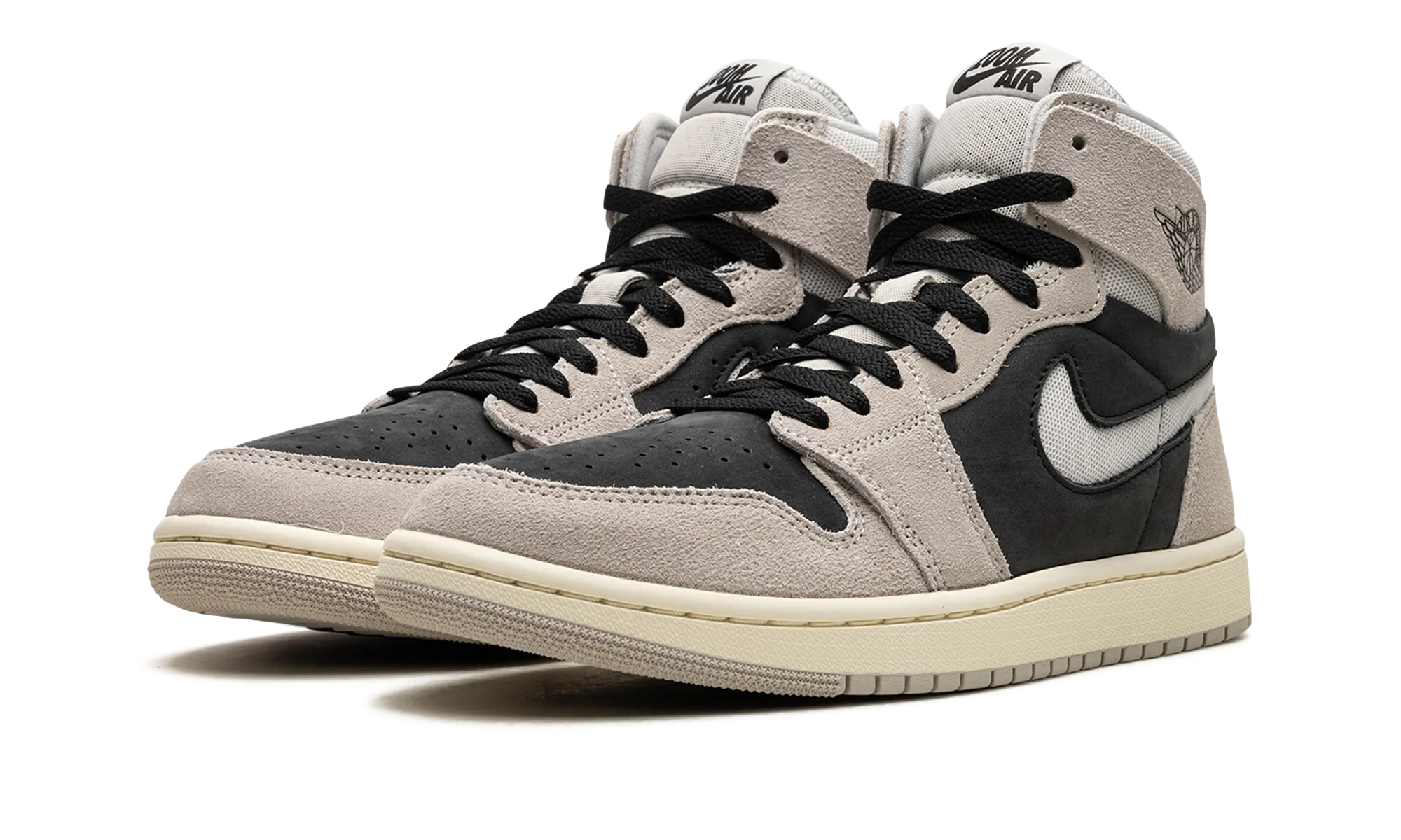 AIR JORDAN 1 HIGH ZOOM CMFT 2 WMNS "Light Iron Ore" Simple Edge