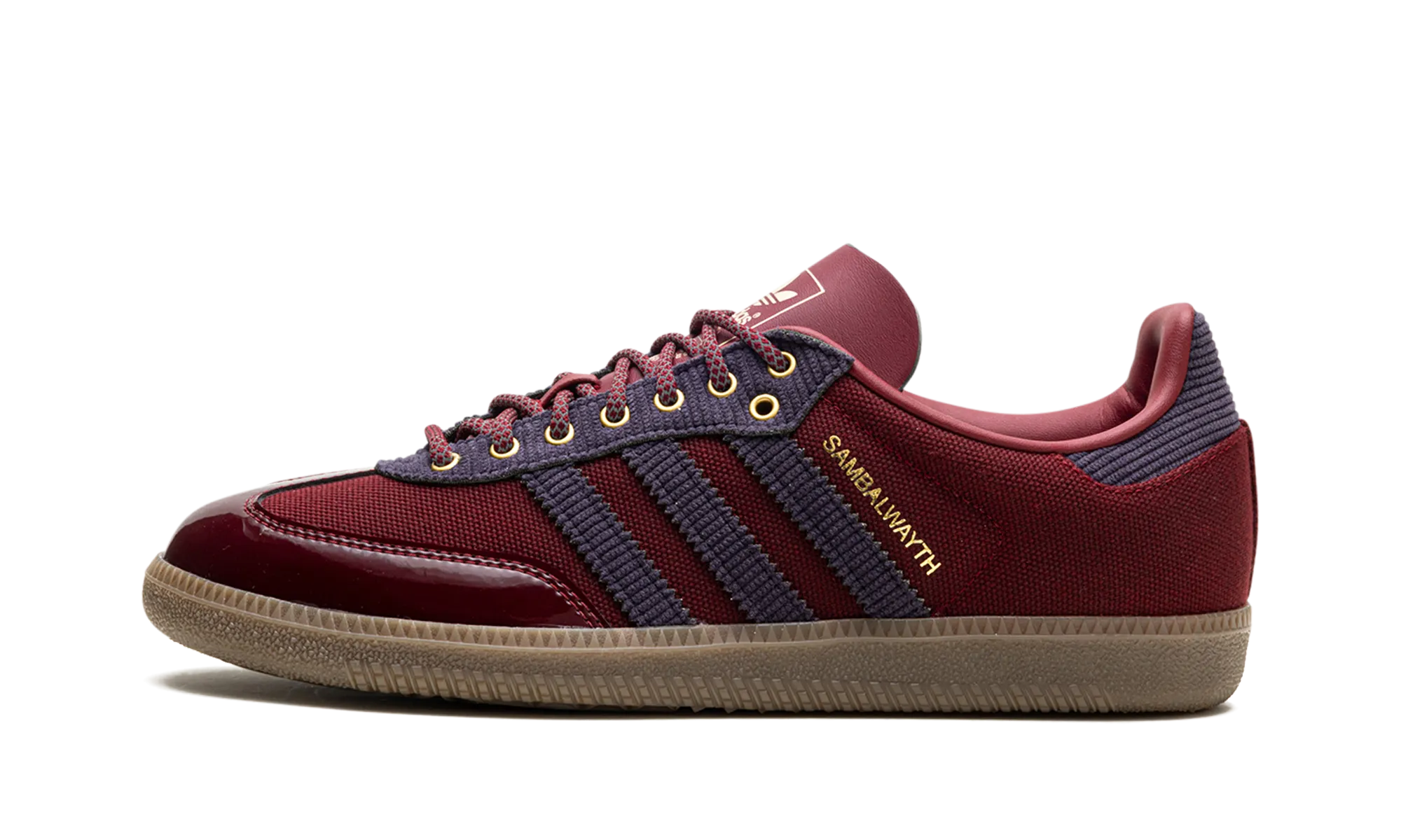 Samba "ALWAYTH - College Burgundy" Block Walk Comfortable ankle