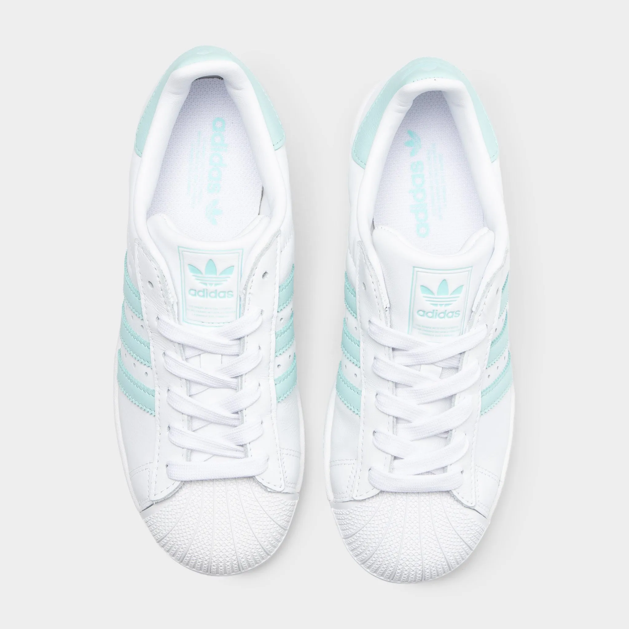ZipUp adidas Women's Superstar II White / Semi Flash Aqua - Easy Mint