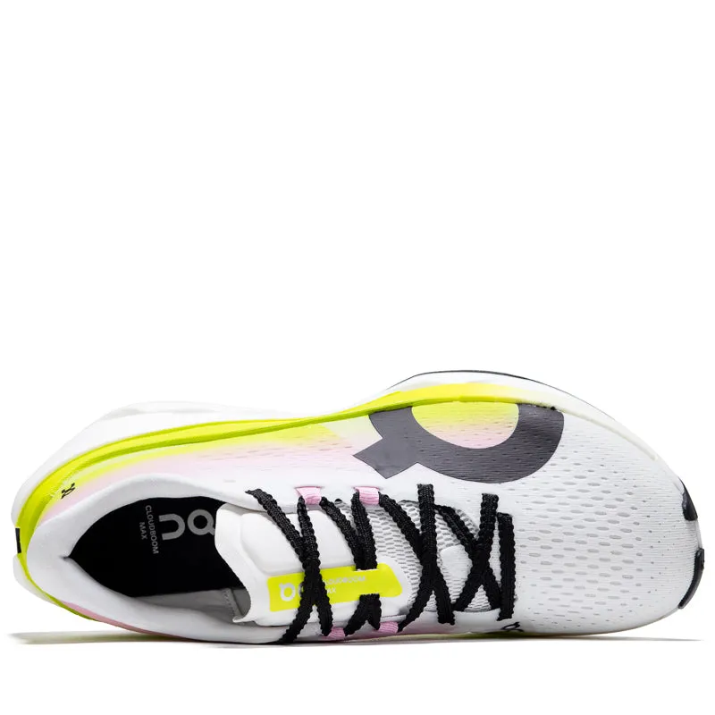 On Cloudboom Max - Lime/Raspberry Air Flow Channels Eva Midsole