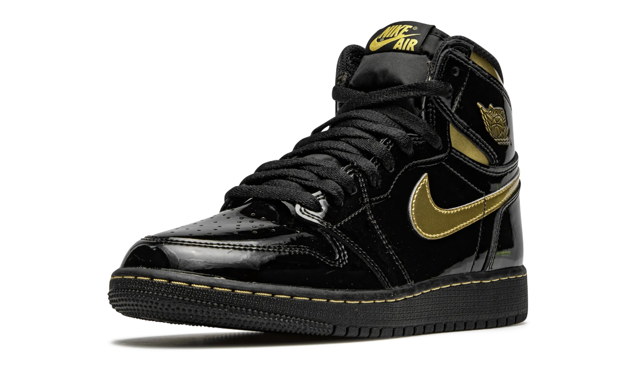 Air Jordan 1 Retro High OG GS "Black Metallic Gold" Eco Vibe