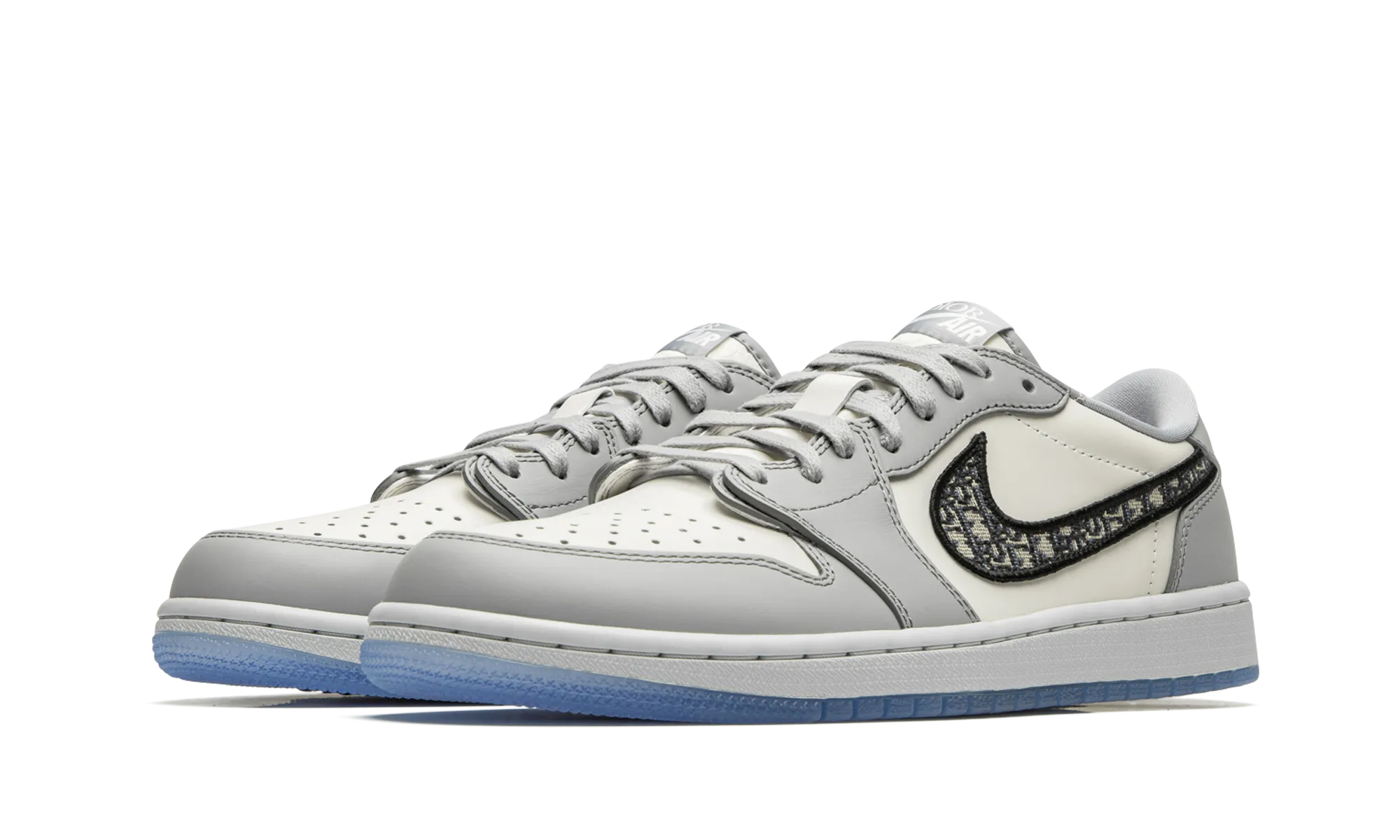 Leather Upper Stabilizing Plate Air Jordan 1 Low "Dior"