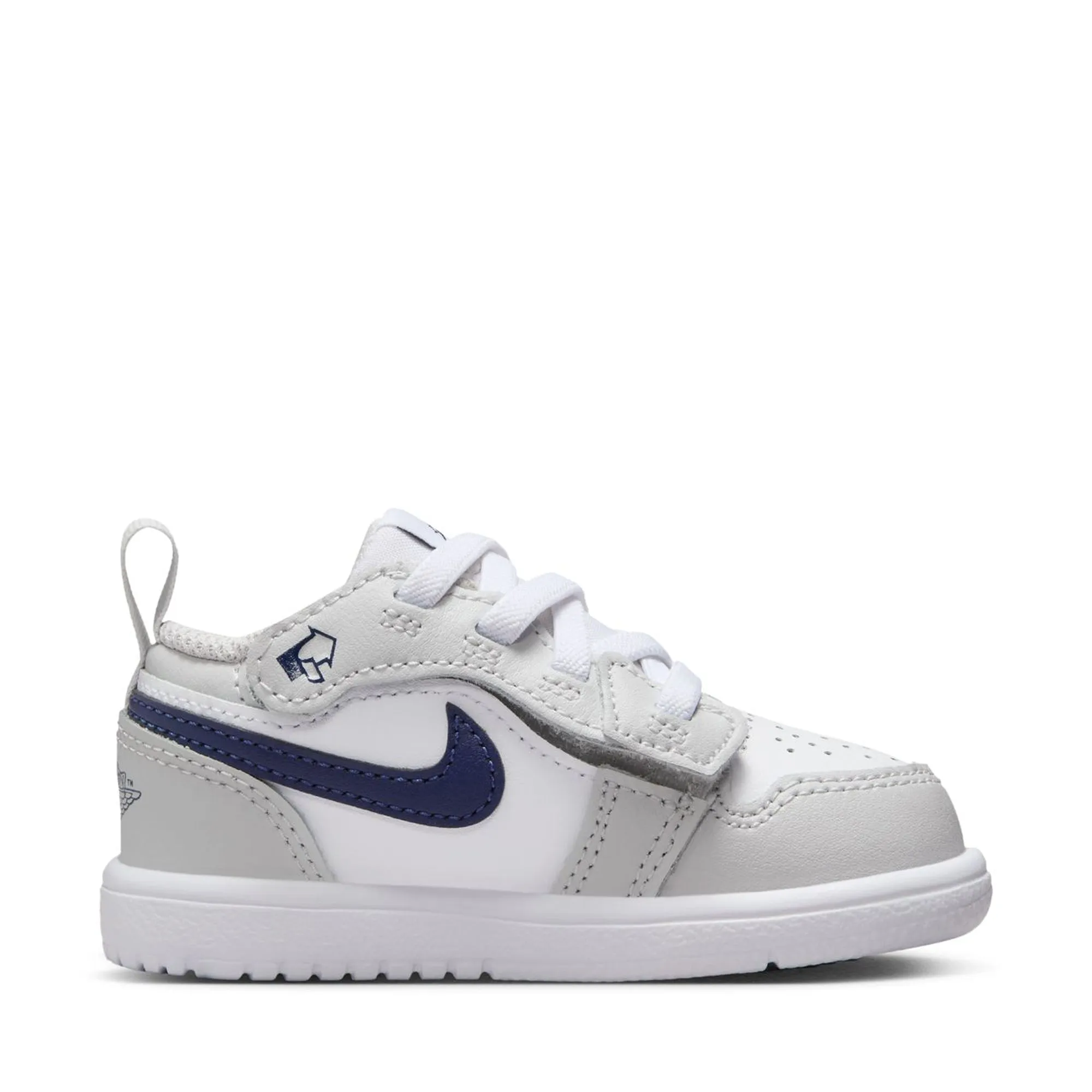Jordan 1 Low Alt (TD) - White/Midnight Navy Running Friendly Reinforced Toe Guard