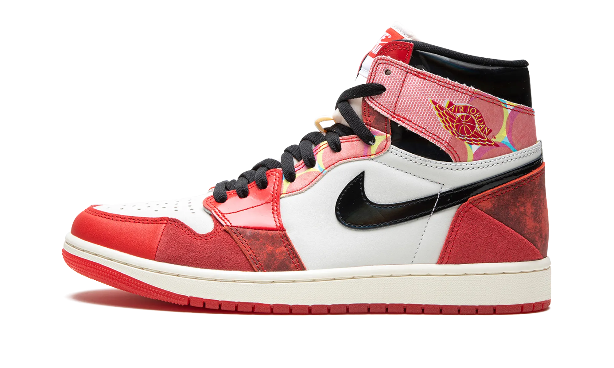 Air Jordan 1 High OG "Spider-Man Across the Spider-Verse" Friction Resistant Materials Comfortable Standing