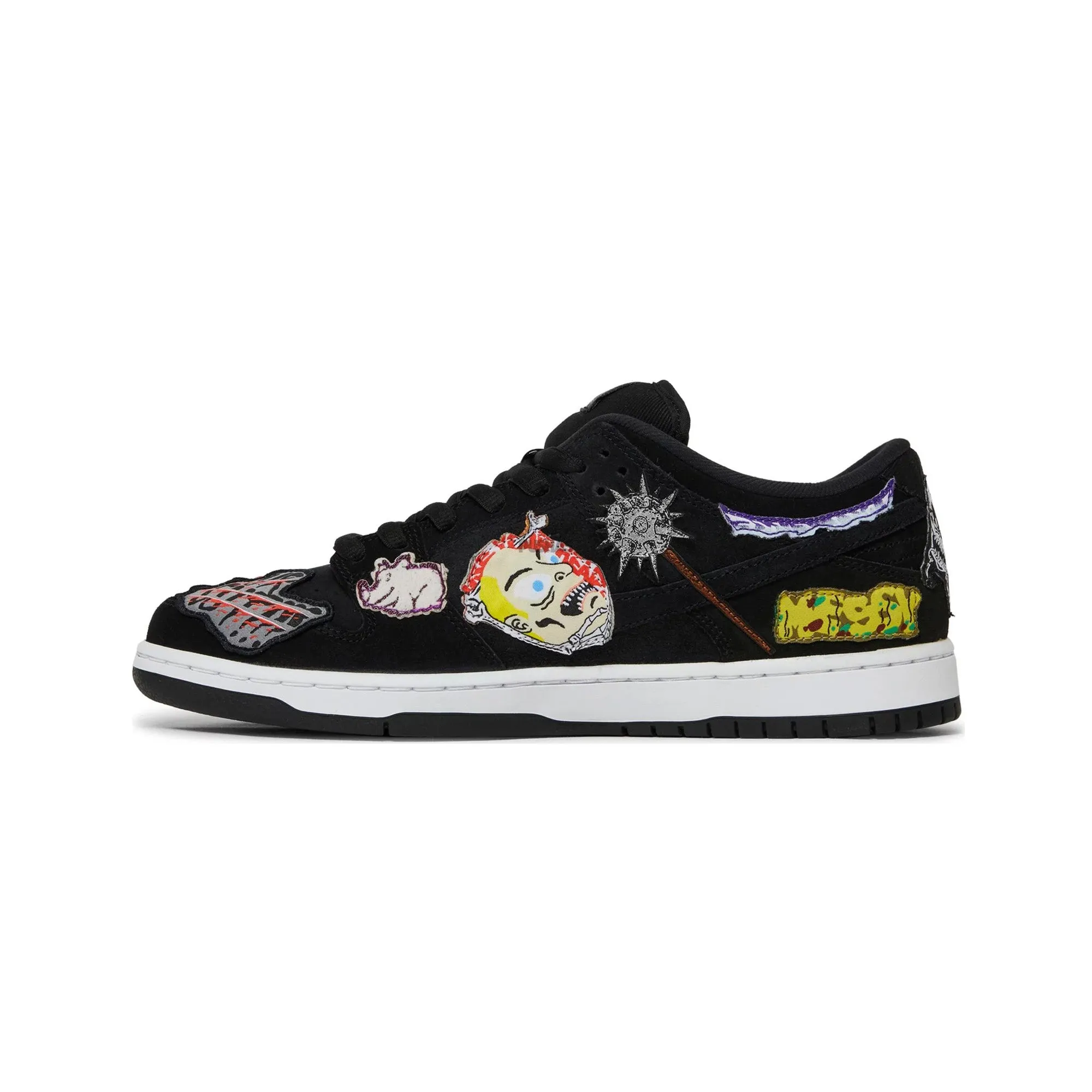 Stitched Toe Box SB Dunk Low Pro QS x Neckface (2022)