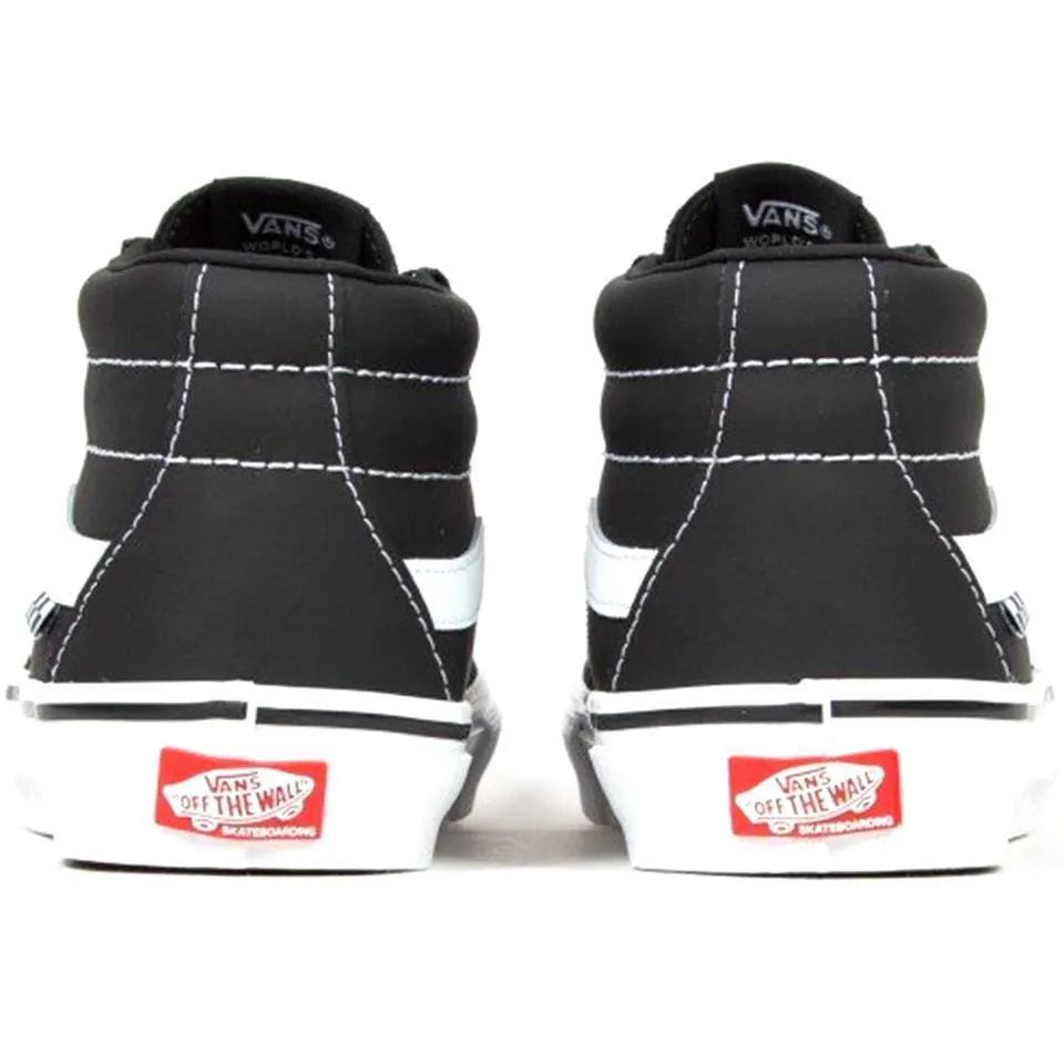 Hard volleyball - style Vans Skate Grosso Mid - Black/White/Emo Leather