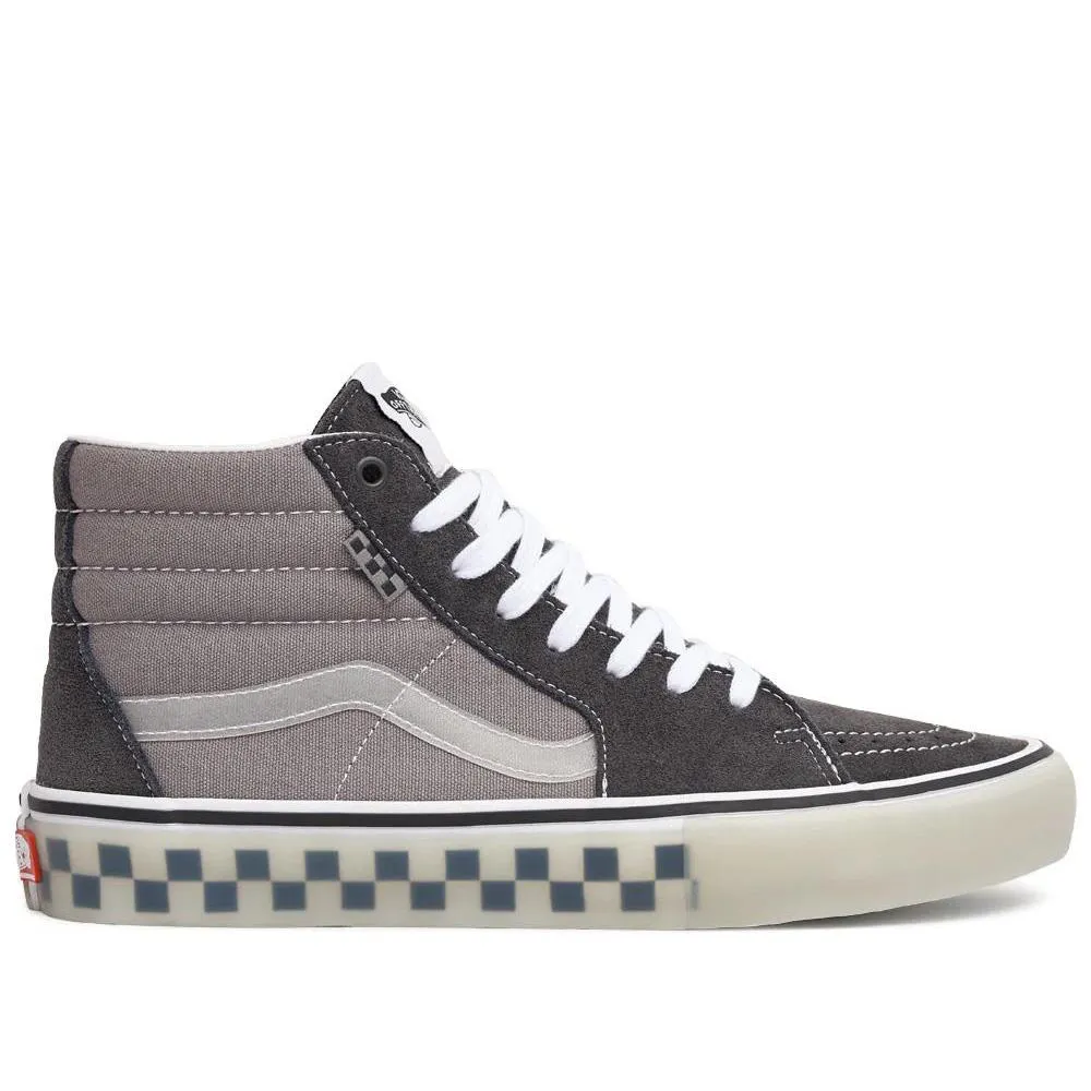 Smooth Finish Vans Skate SK8 Hi - Translucent Rubber Grey