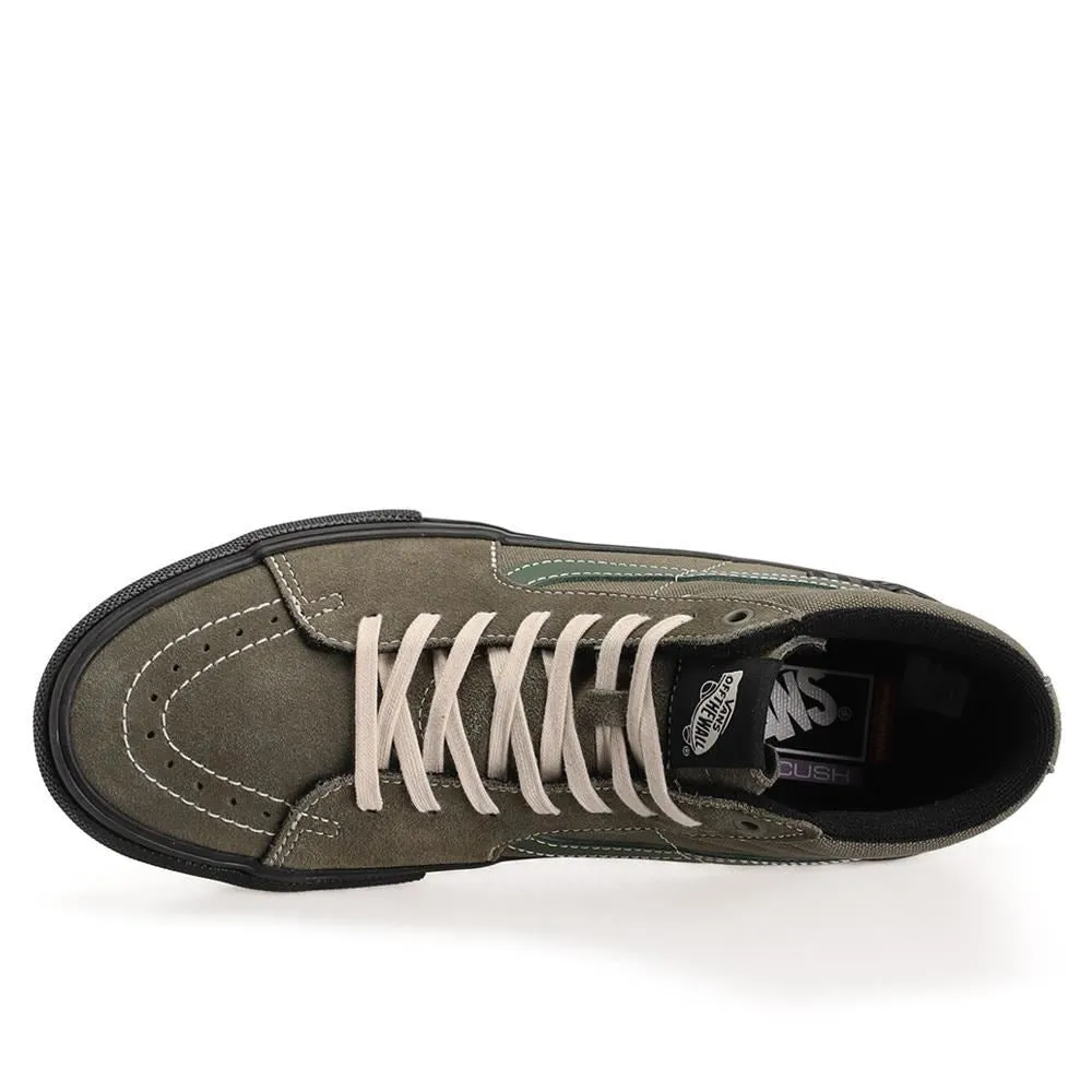 Vans Skate Sk8-Hi - Green Olive Anti Bacterial Campus Style