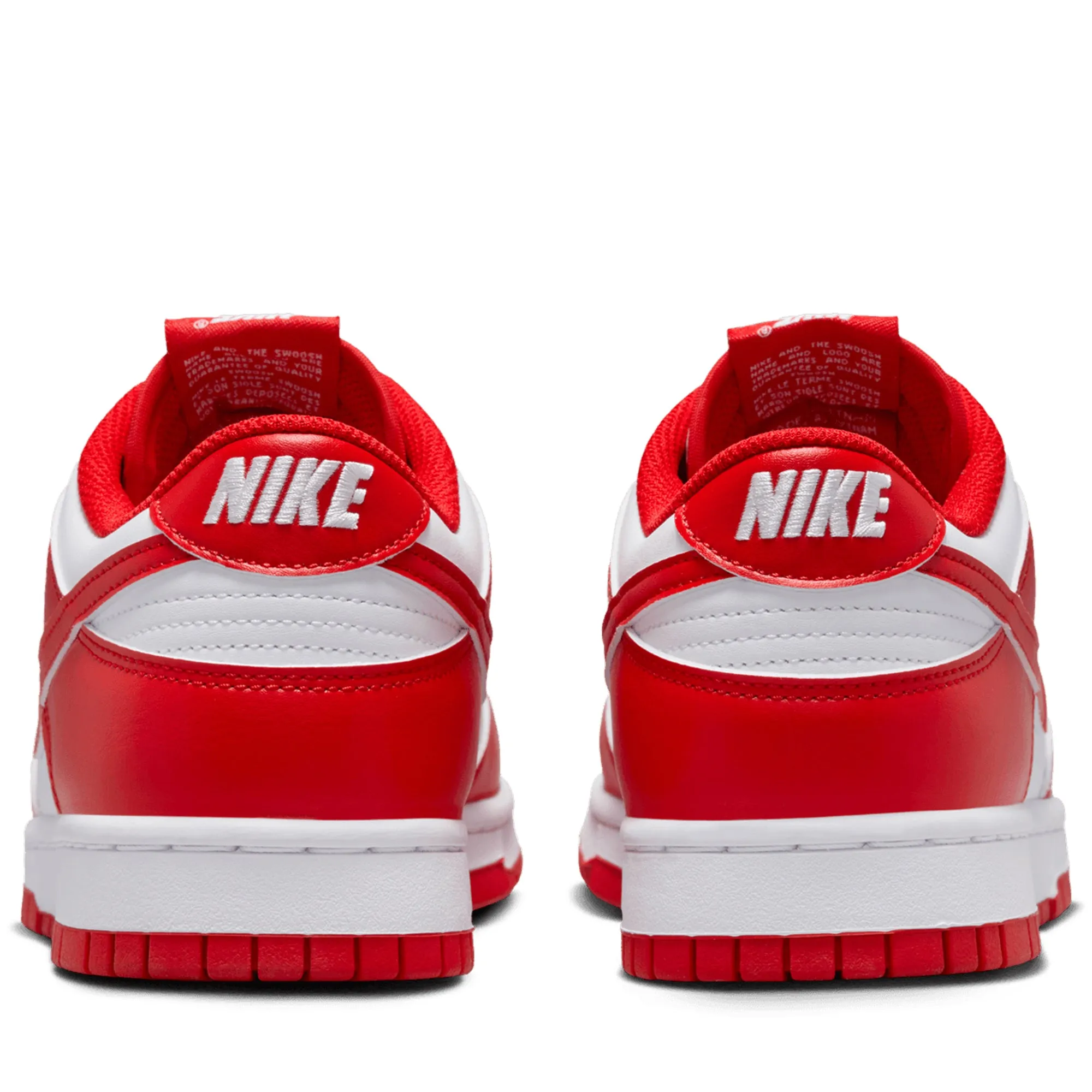 Nike Dunk Low Retro - White/University Red Breathable Tongue Design