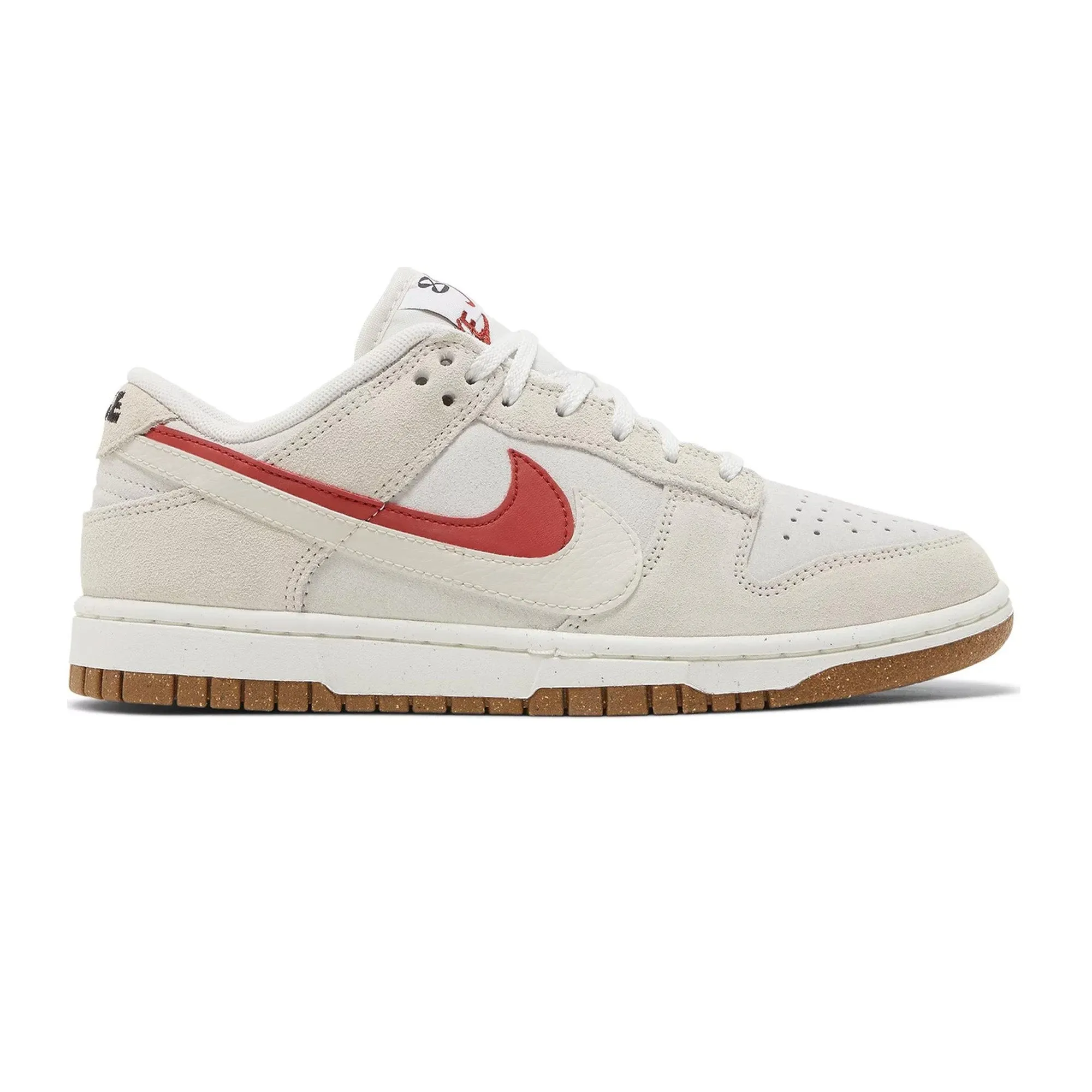 Nike Dunk Low SE 85 Double Swoosh 'Sail Orange' Women's (2022) Run Secure Breathable Perforations