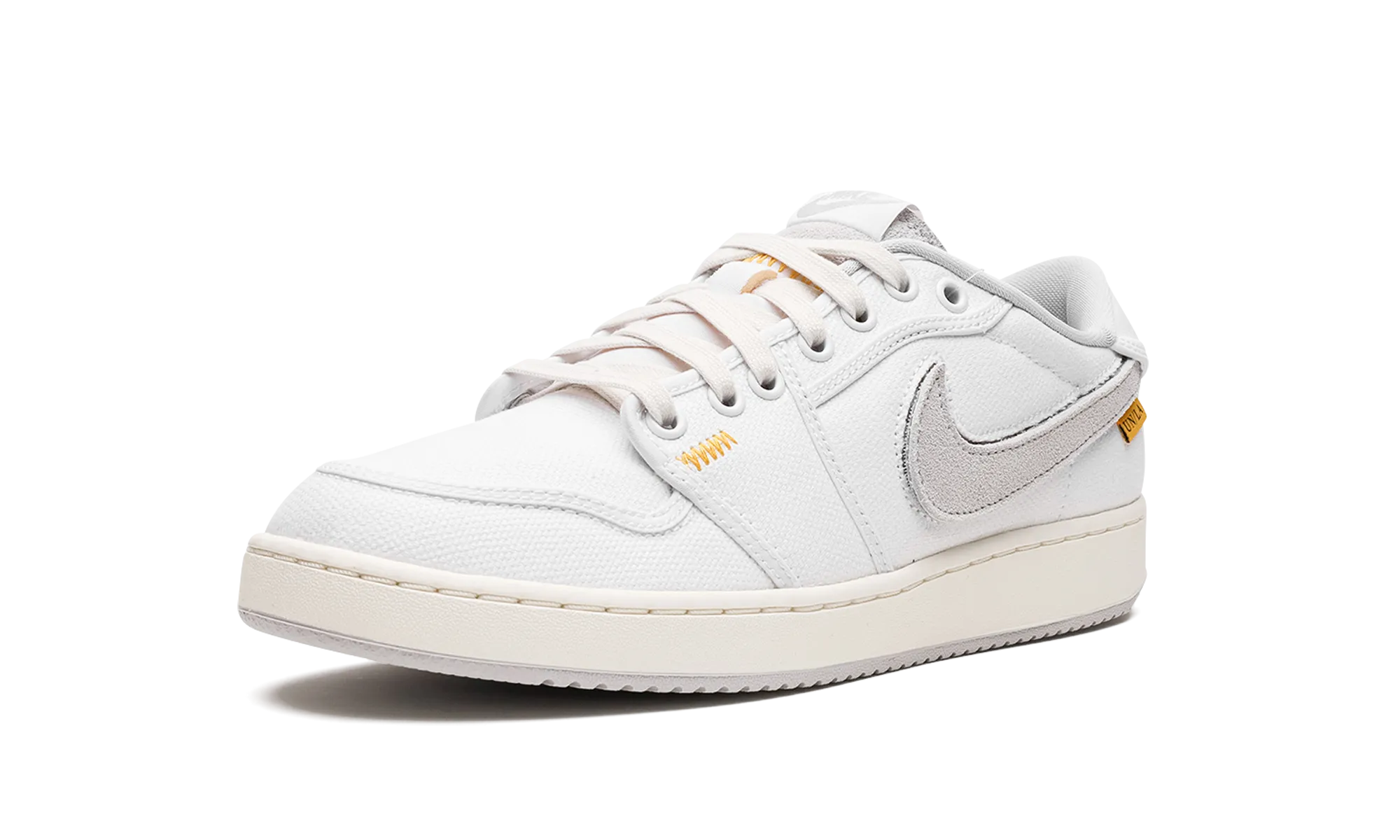 High Top Look Outdoor Day Air Jordan 1 KO Low "Union - White Canvas"