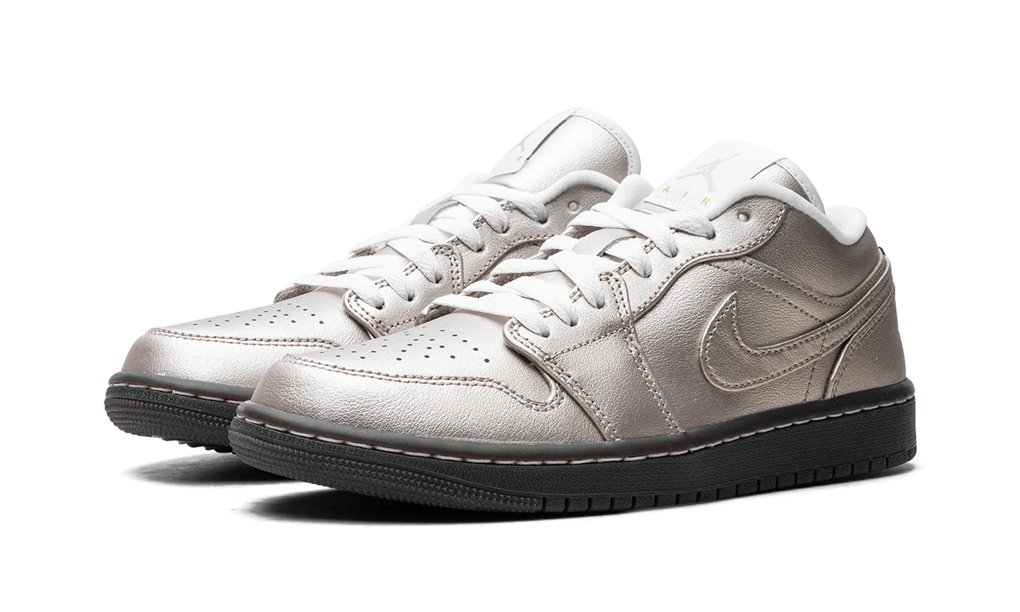 Velcro Strap Air Jordan 1 Low SE WMNS "Metallic Zinc"