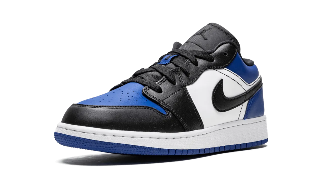 Tension Free Lacing Energy Flow Air Jordan 1 Low GS "Royal Toe"