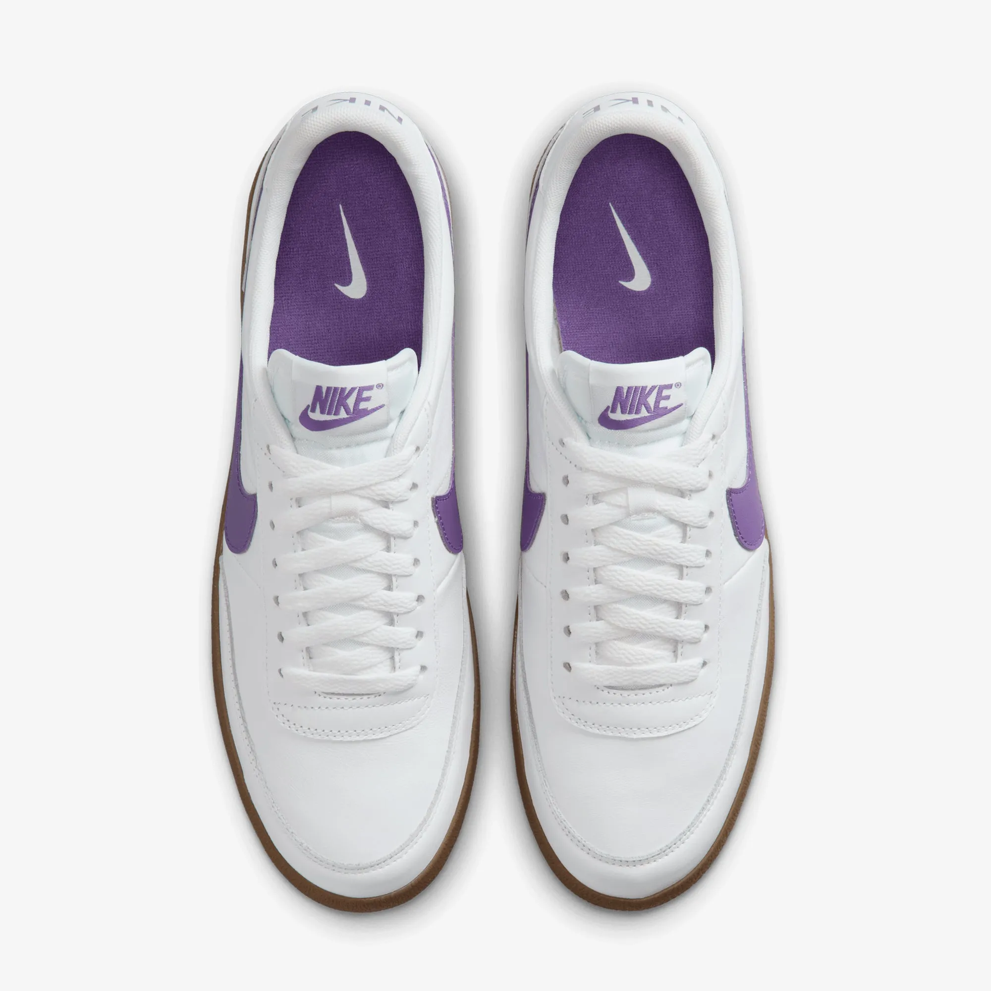 Long Sessions Nike | KILLSHOT 2 LEATHER { WHITE/WILD GRAPE-GUM MED BROWN