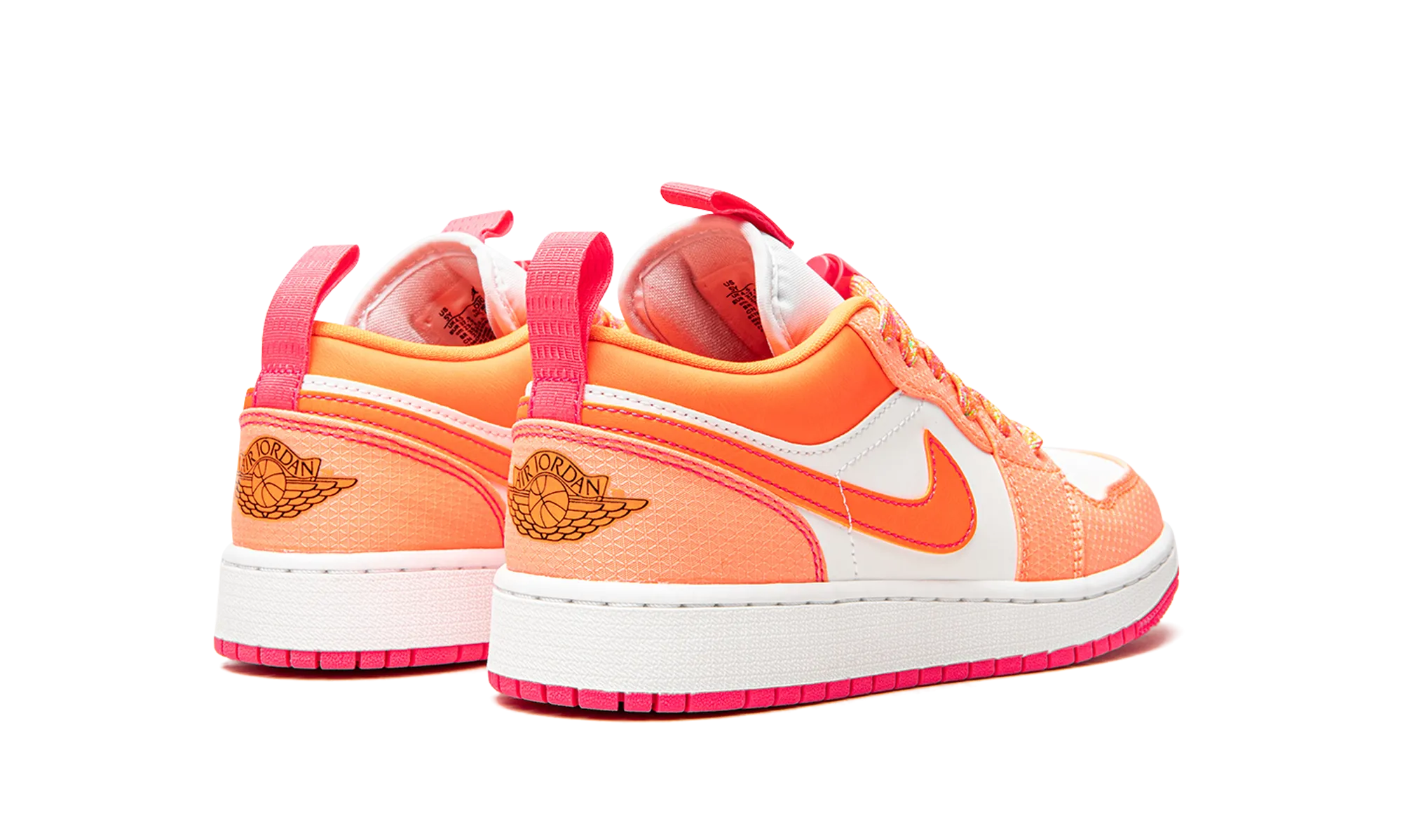 AIR JORDAN 1 LOW UTILITY GS "Hyper Crimson" Stylish Pick Classic Power