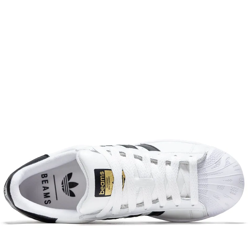 BEAMS x Adidas Superstar - Cloud White/Core Black Street Use