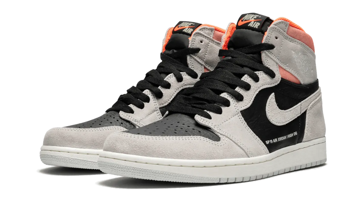 Air Jordan 1 Retro High OG "Neutral Grey/Hyper Crimson" Steady Steps