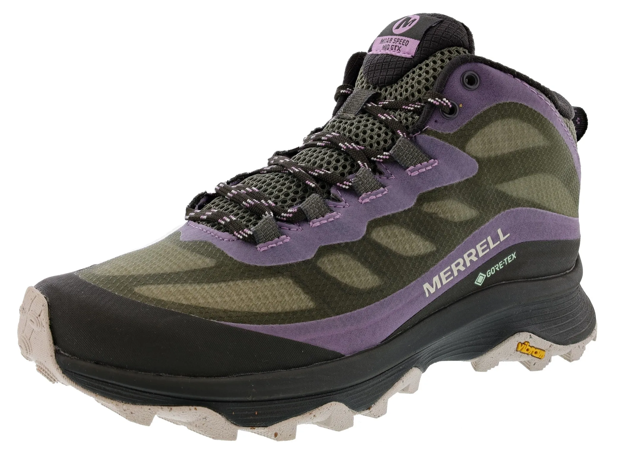 running in half - marathons shoes Merrell Women's Moab Speed Mid GTX Hiker Trail Running Shoes