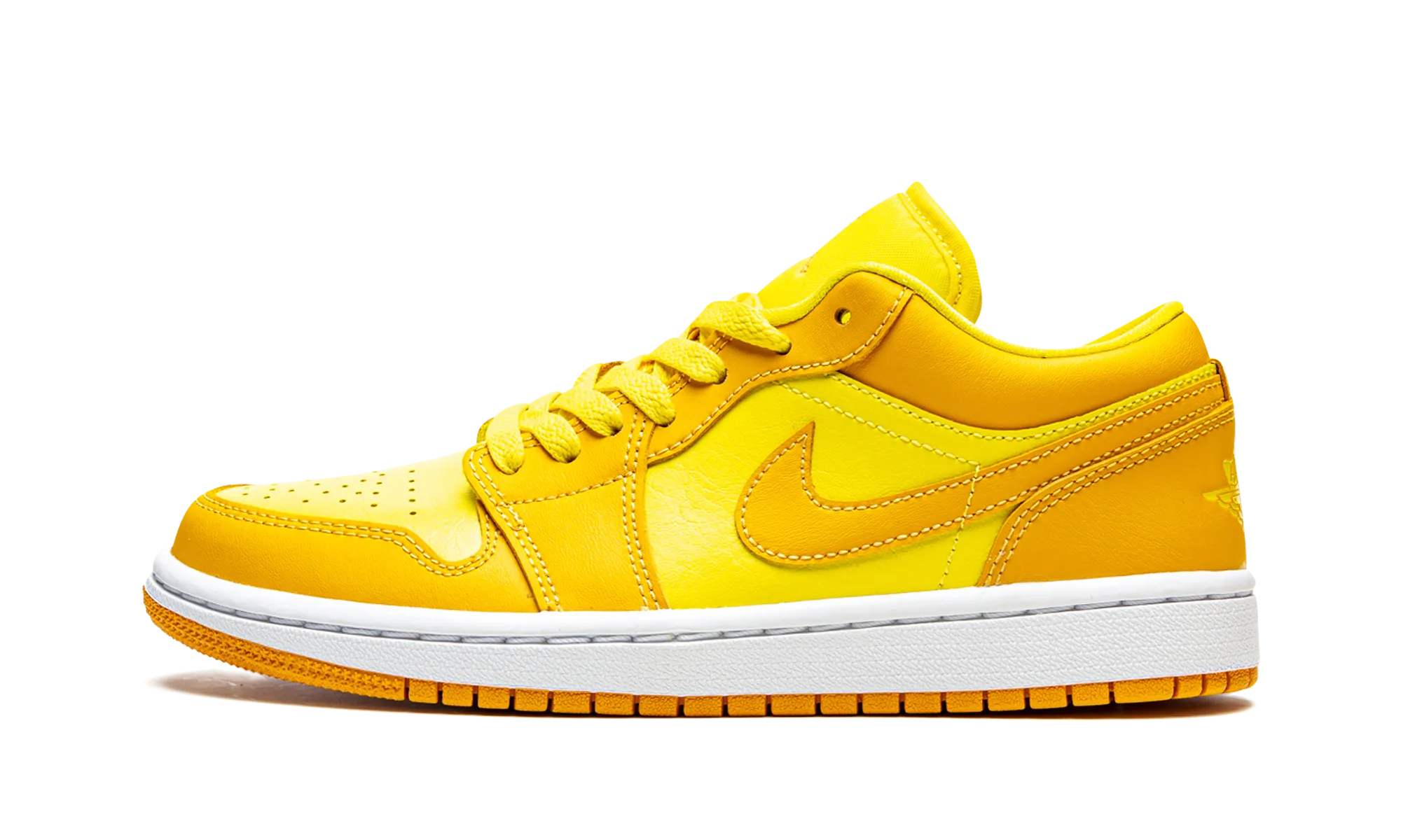 AIR JORDAN 1 LO WMNS "Yellow Strike" Comfortable Movement