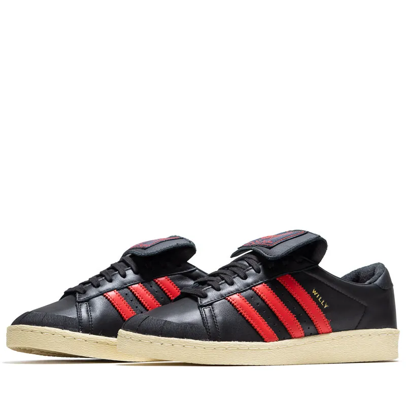 Willy Chavarria x Adidas Jabbar Low - Core Black/Red Durable outsole Athletic materials