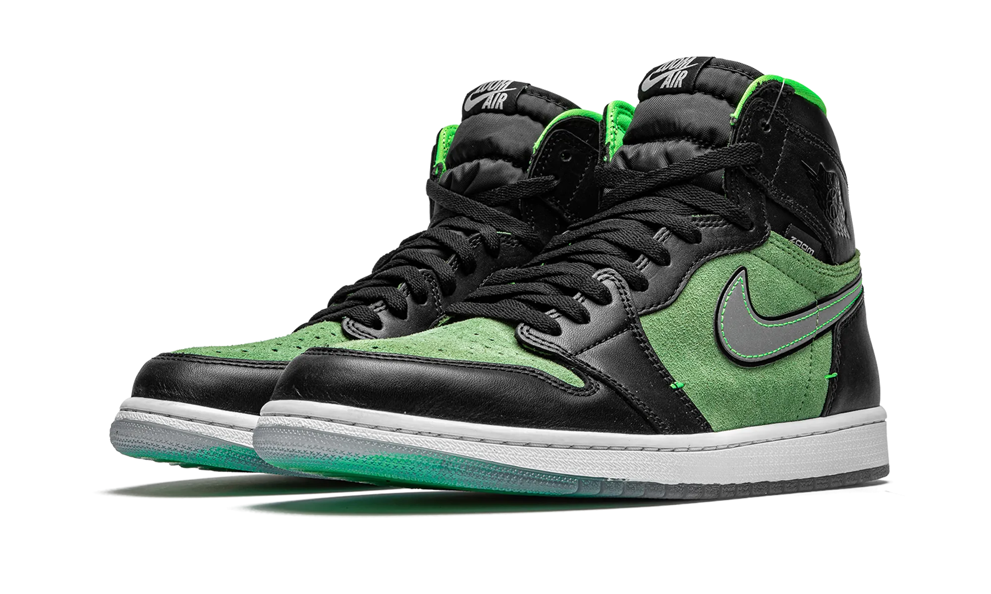 Air Jordan 1 Retro High Zoom "Zen Green" Contemporary Chic Running Friendly
