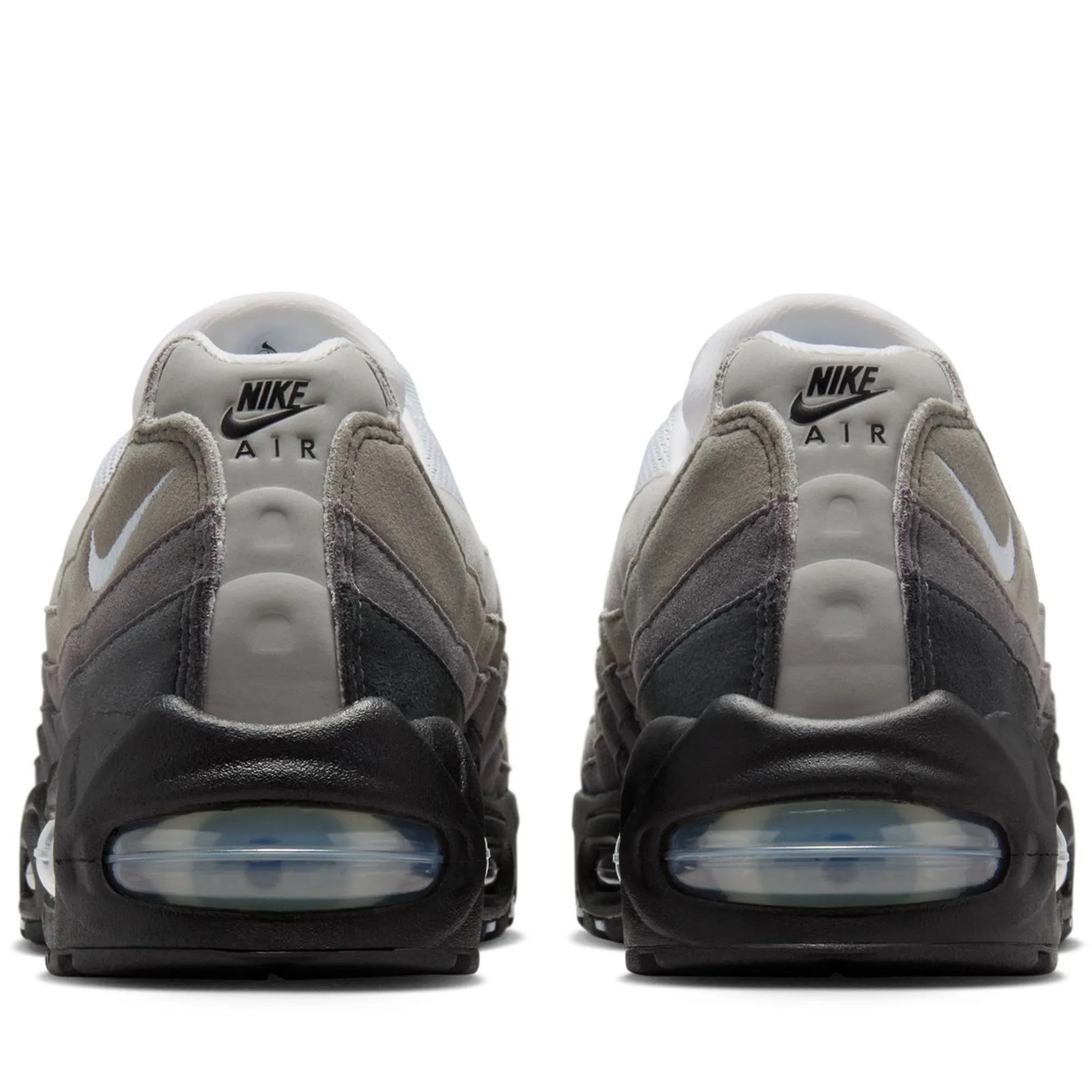 Women's Nike Air Max 95 OG - Black/Blue Tint Dynamic Heel Counter Pace Support