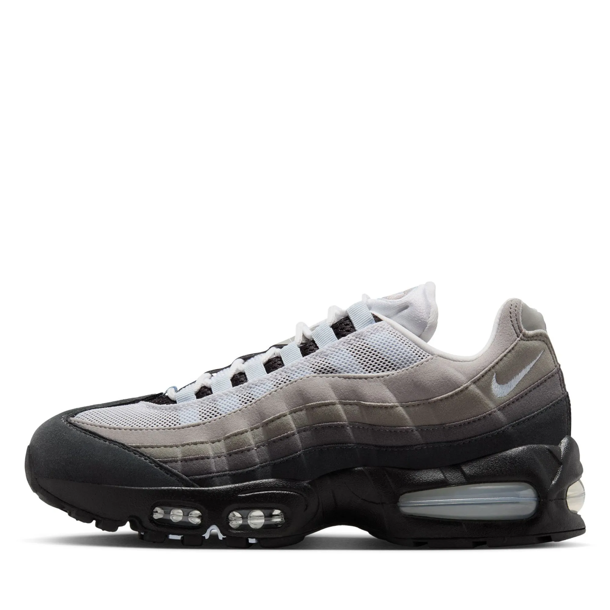 All terrain Rubberized Heel Guard Women's Nike Air Max 95 OG - Black/Blue Tint