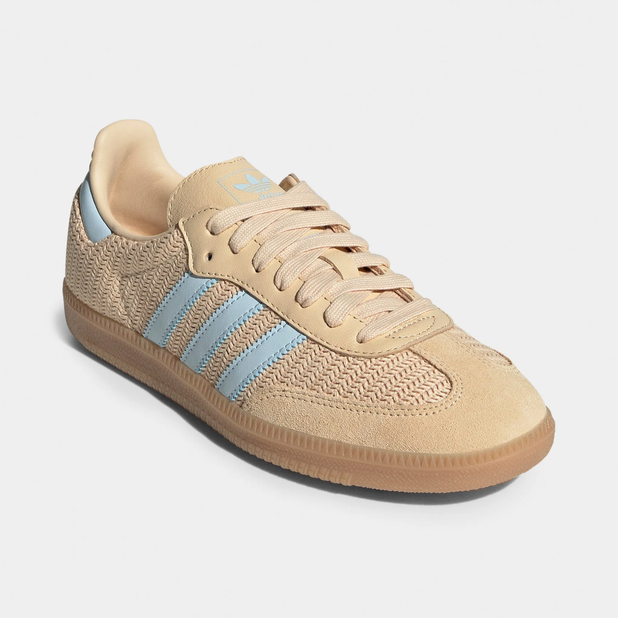 adidas Women's Samba OG Sand Strata - Sky Tint Running Friendly Abrasion Resistant Mesh
