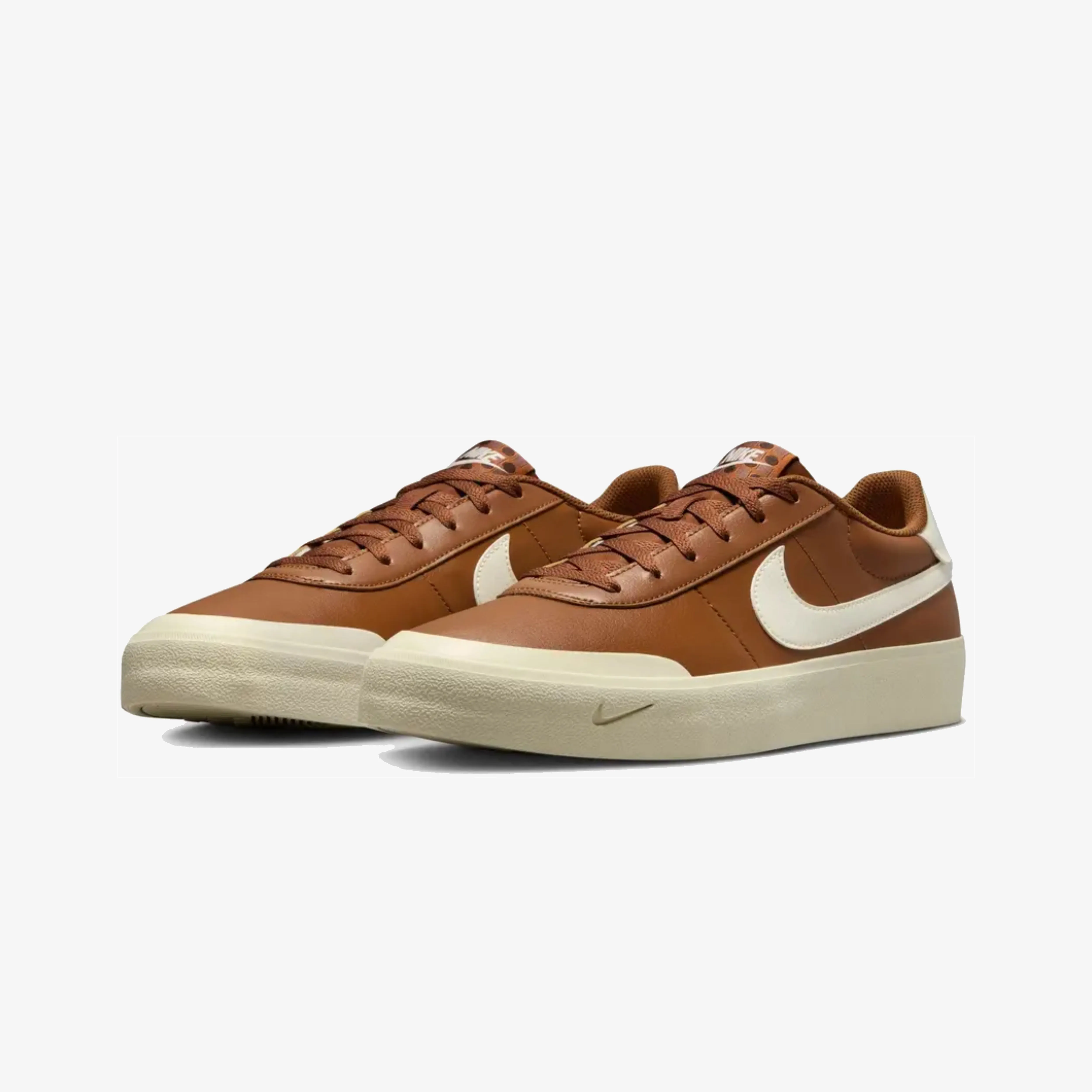 Tailored Design High Rebound Foam Nike | COURT SHOT { LT BRITISH TAN/SOFT PEARL-COCONUT MILK