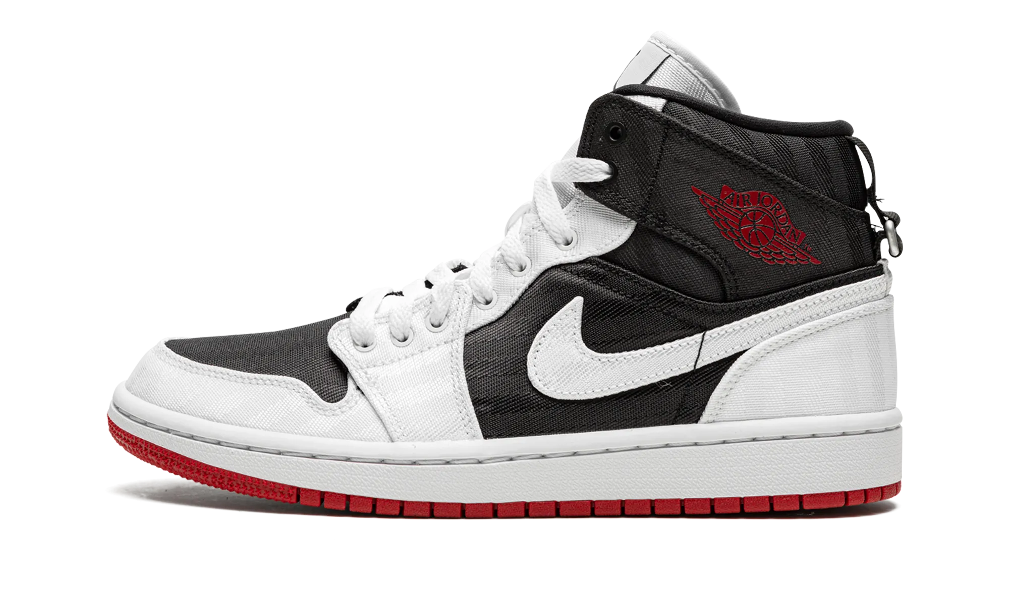AIR JORDAN 1 MID SE UTL WMNS "White / Black / Gym Red" Anti Friction Collar