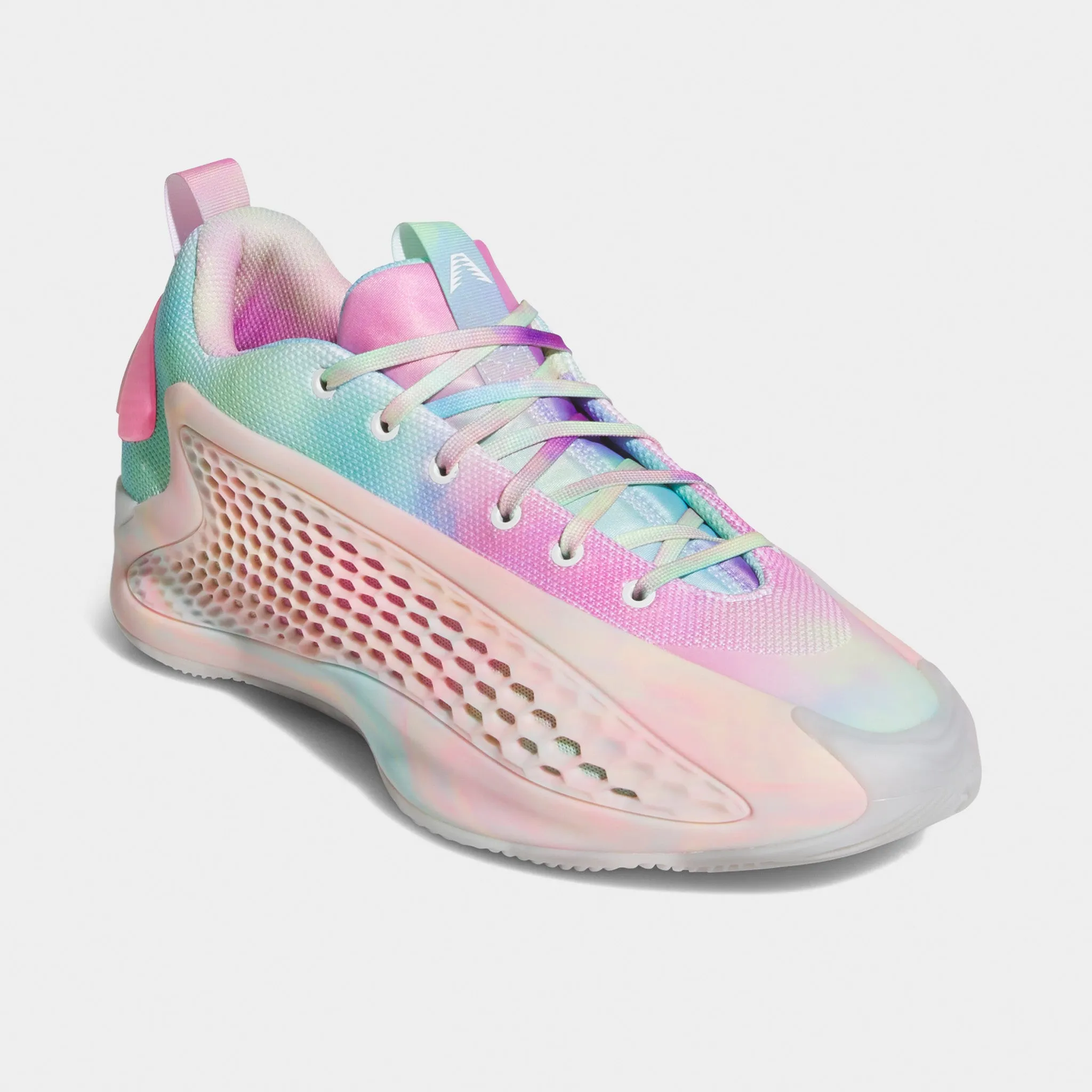 Athletic Apparel adidas Anthony Edwards 1 Low Cloud White / Acid Orange - Bliss Pink