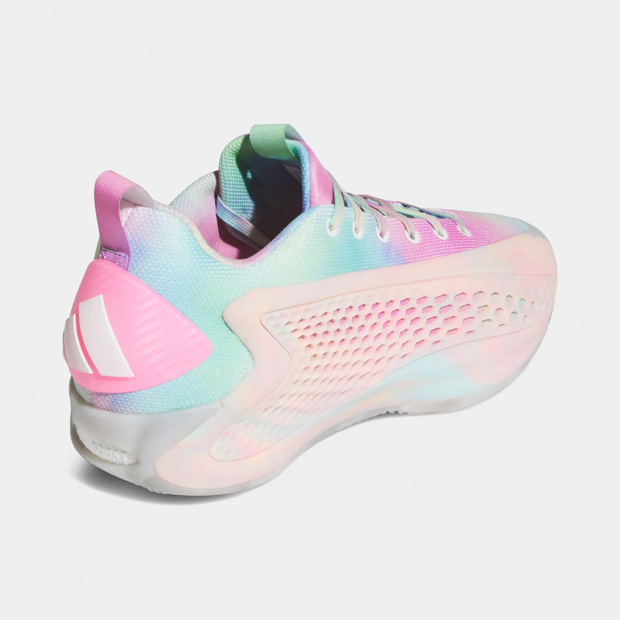 adidas Anthony Edwards 1 Low Cloud White / Acid Orange - Bliss Pink Relax Step Outing Fit