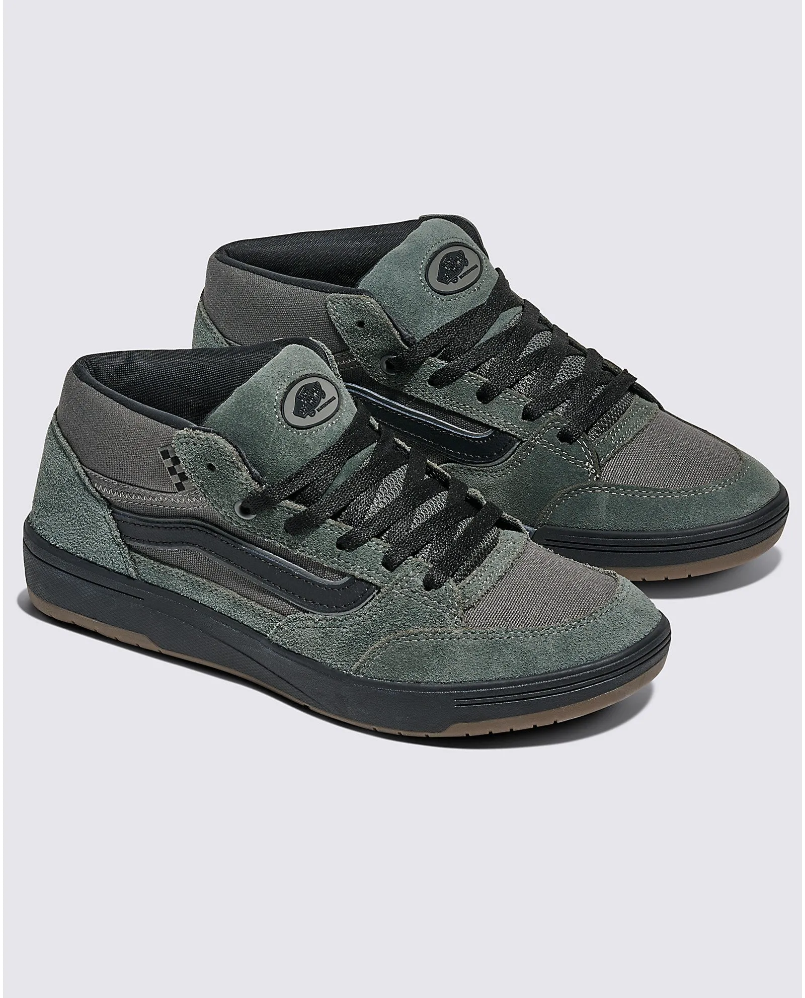 Vans Zahba Mid Charcoal/ Black Shoes Urban Flexibility Pure Function