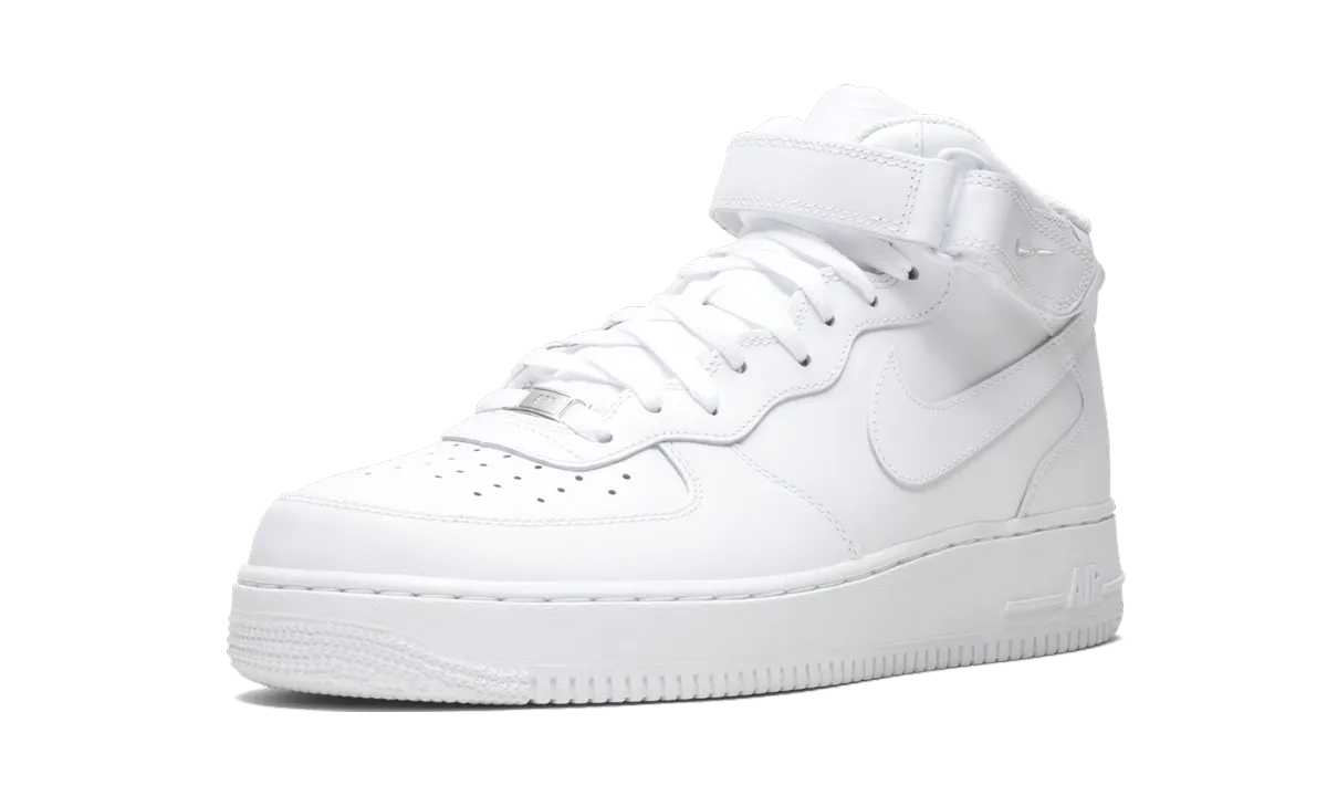 Advanced Grip Air Force 1 Mid 07 "White on White"