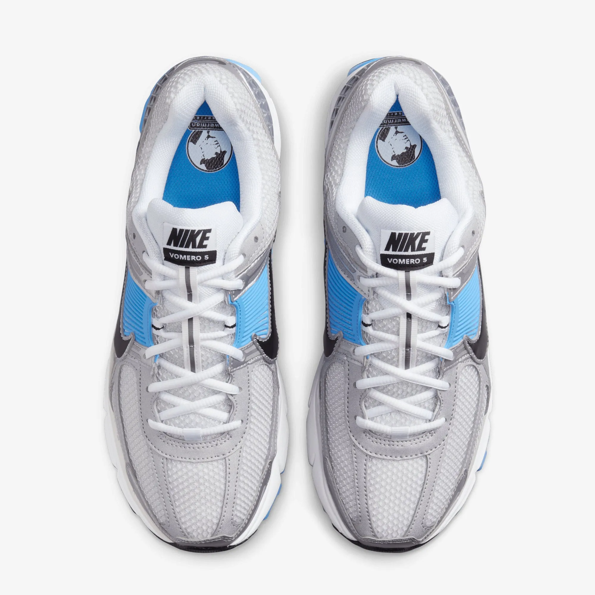 Flexible Grooves NIKE | ZOOM VOMERO 5 { WHITE/BLACK-PURE PLATINUM