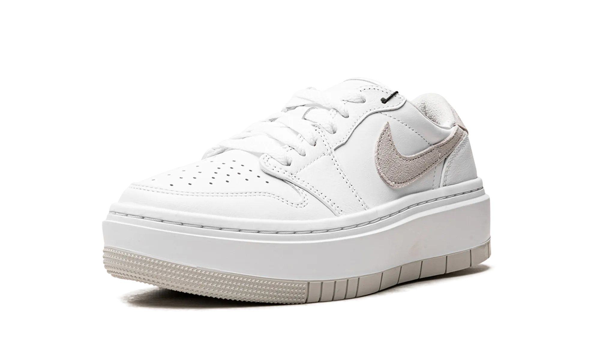AIR JORDAN 1 ELEVATE LO WMNS "White / Grey" Flexible Groove Outsoles Microfiber Lining Tech